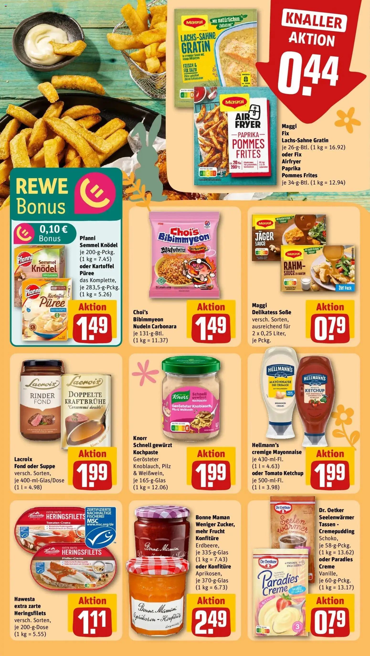 Rewe Prospekt Dortmund	 – gültig ab 23.03.2026 | Seite: 24 | Produkte: Pommes, Tomaten, Creme, Mayonnaise