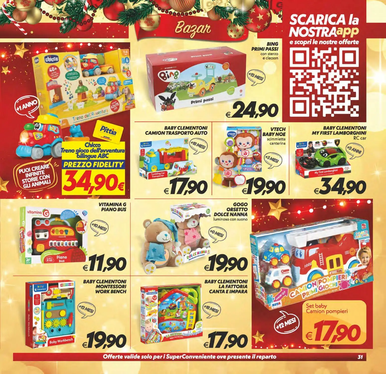 Volantino SuperConveniente del 16.12.2025 | Pagina: 31 | Prodotti: Gioco