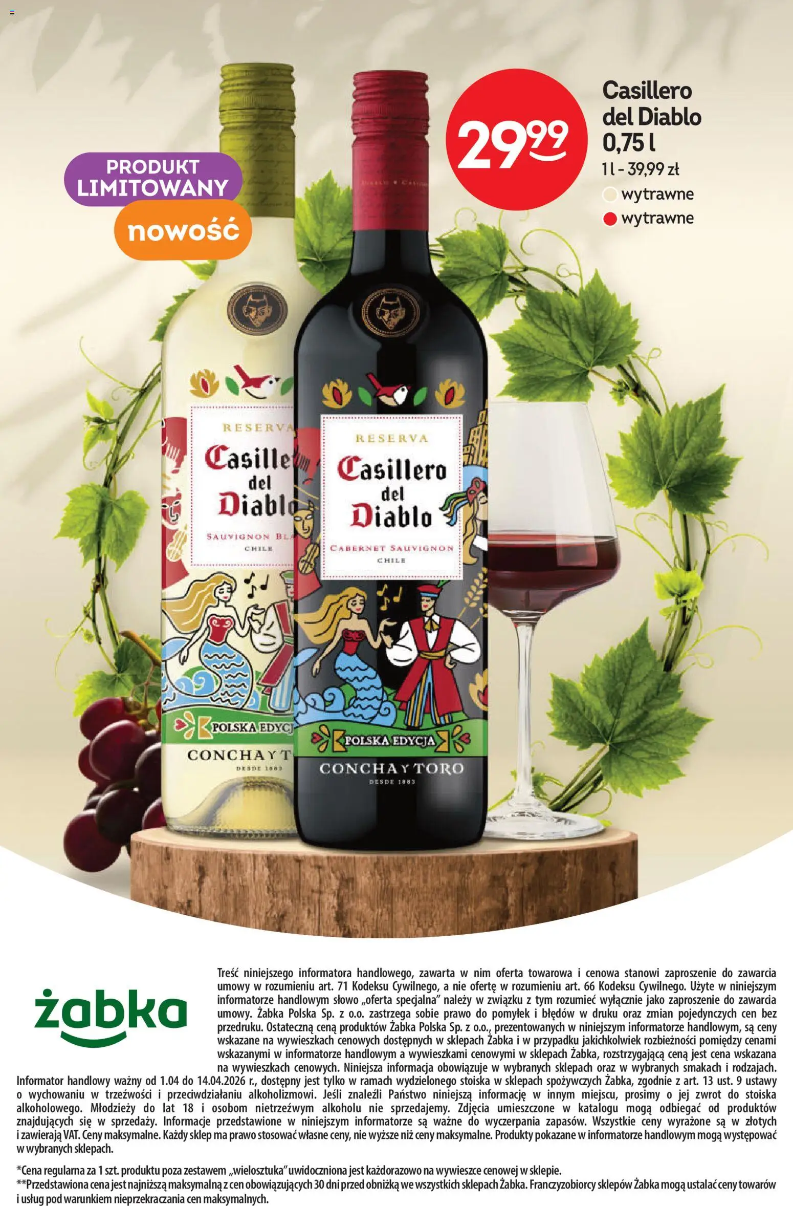 Żabka gazetka - Katalog win od 01.04.2026 | Strona: 20