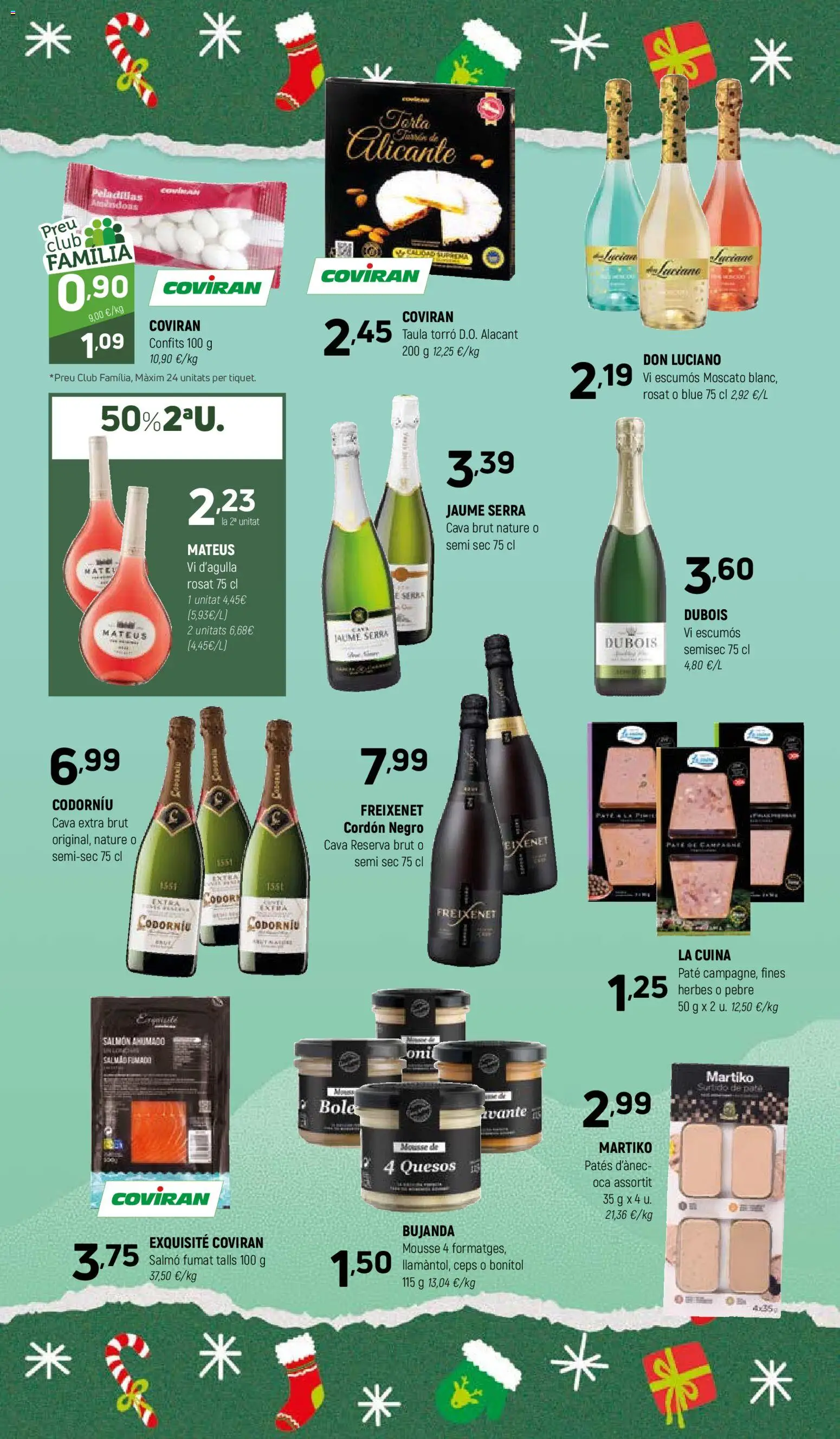 Coviran - Barcelona │ válido desde el 02.12.2025 | Página: 9 | Productos: Mousse, Paté, Salmón ahumado