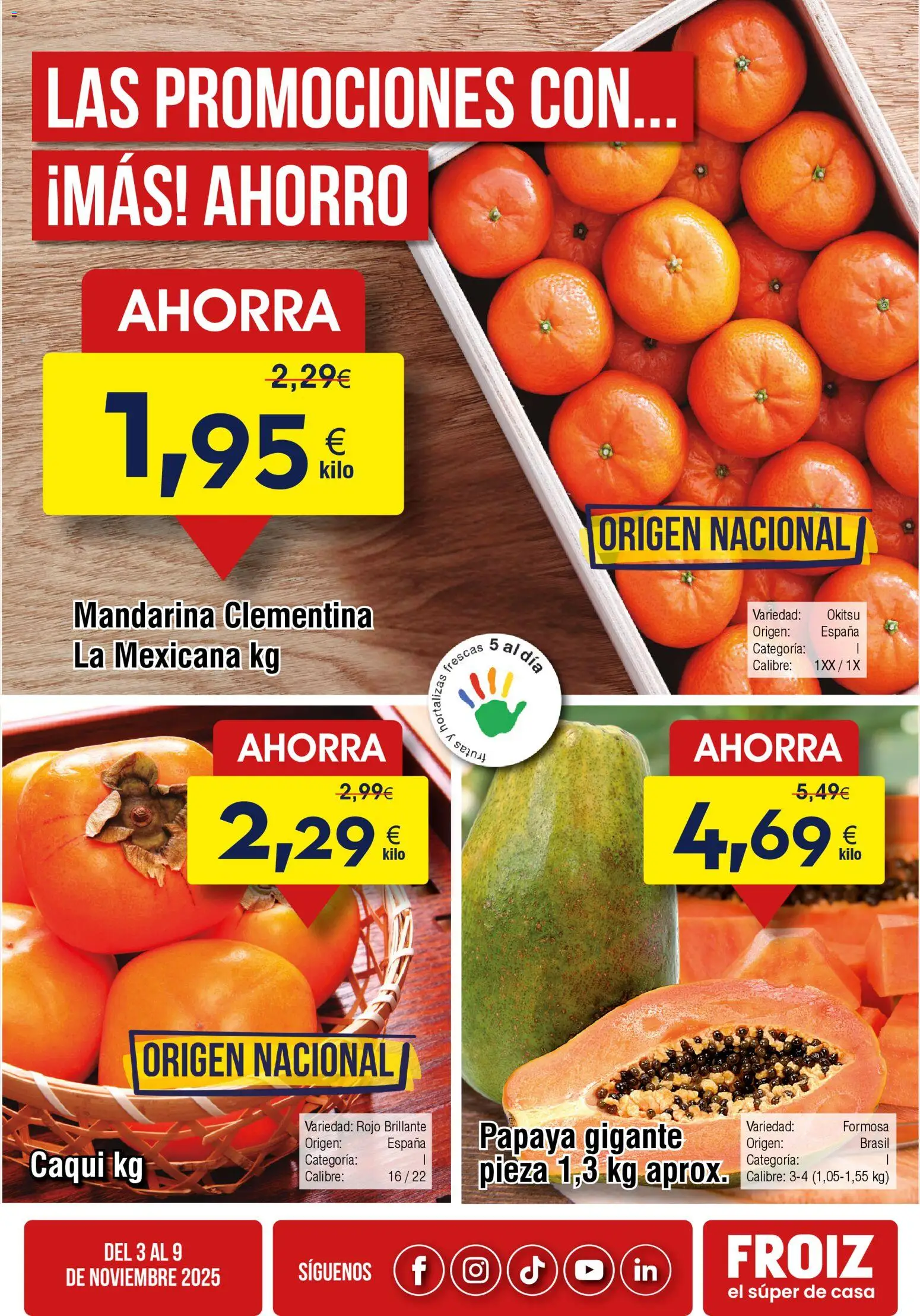 Froiz Oferta semanal │ válido desde el 03.11.2025 | Página: 1