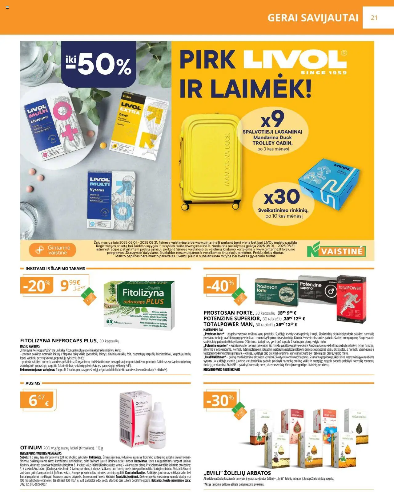 Gintarinė - Leidinys│galioja nuo 01.08.2025 | Puslapis: 21 | Prekių: Žaidimas