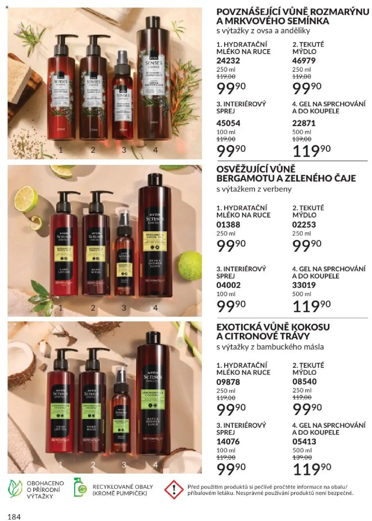 Avon katalog 6/2025 od 01.06.2025 | Strana: 184 | Produkty: Mýdlo, Čaje, Tuřín, Semínka