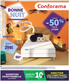 Conforama - Prévisualisation de Conforama catalogue valide à partir de 08.07.2025