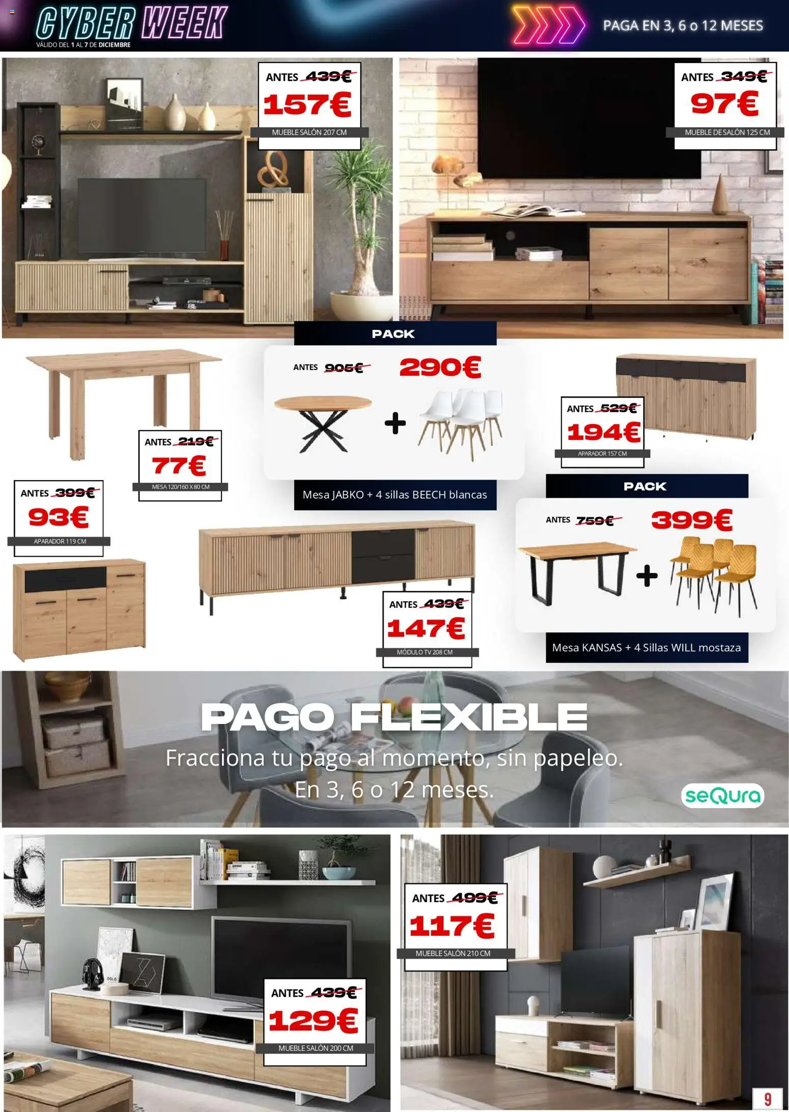 Atrapa Muebles - Cyber Week │ válido desde el 01.12.2025 | Página: 9