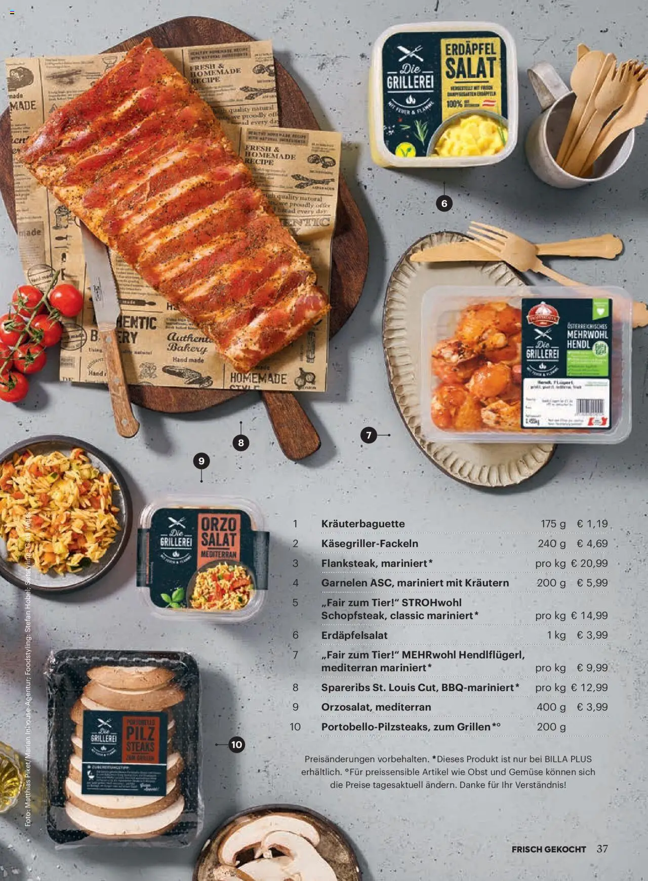 Billa Frisch Gekocht gültig ab 03.07.2025 | Seite: 37 | Produkte: Salat, Gemüse, Obst
