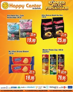 Happy Center Katalog - 10.09.2025 tarihinden itibaren geçerlidir | Sayfa: 6 | Ürünler: Cips, Bisküvi