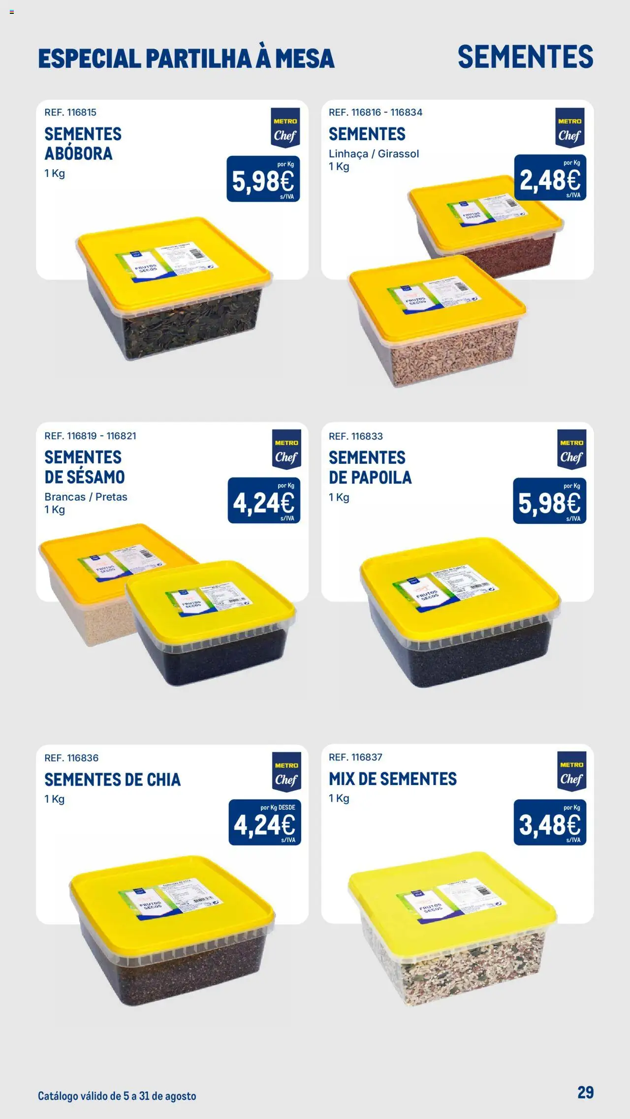 Makro - Especial Partilha à Mesa │ válido de 05.08.2025 | Página: 29 | Produtos: Mesa, Abóbora