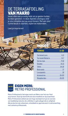 Makro - Terras - Voorbeeld van een folder van Makro, geldig van 12.01.2026 | Pagina: 2 | Producten: Lijn
