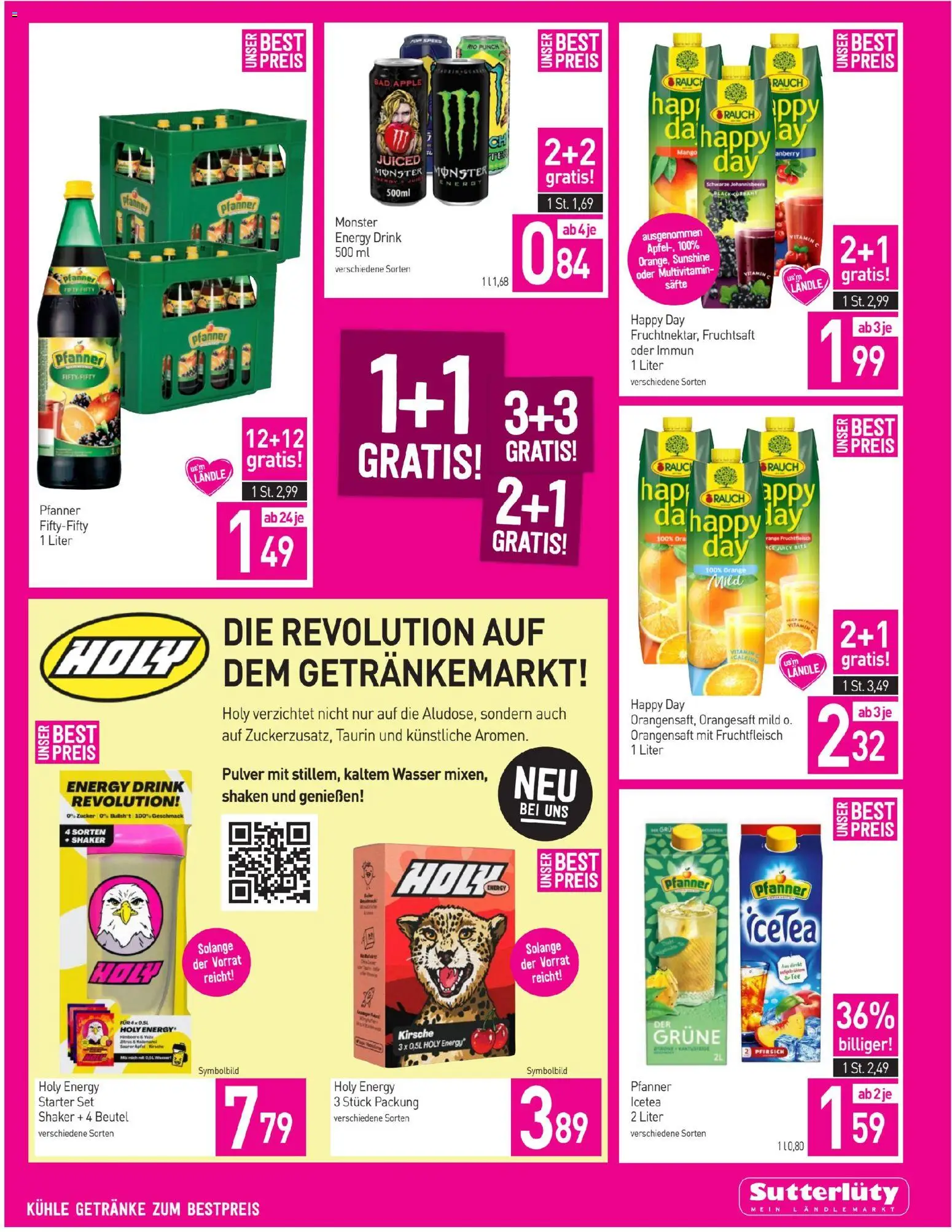 Sutterlüty Flugblatt gültig ab 20.11.2025 | Seite: 15 | Produkte: Wasser, Zucker, Bad, Papier blanc