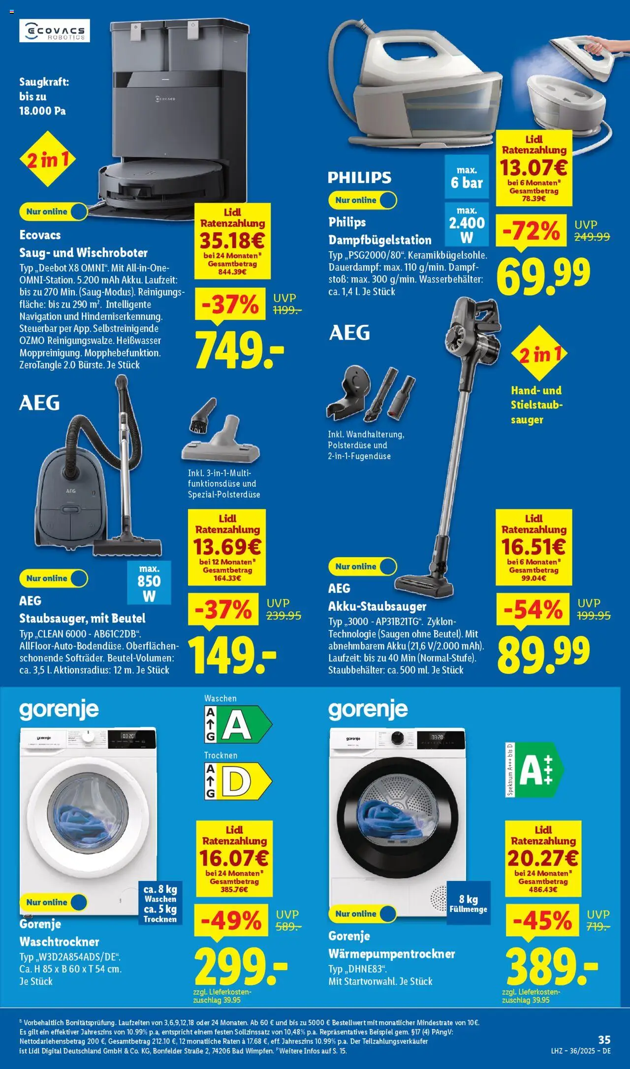Lidl Exklusive Vorschau Bestwig - gültig ab dem 01.09.2025 | Seite: 27 | Produkte: Gorenje, Navigation, Bad, Waschtrockner