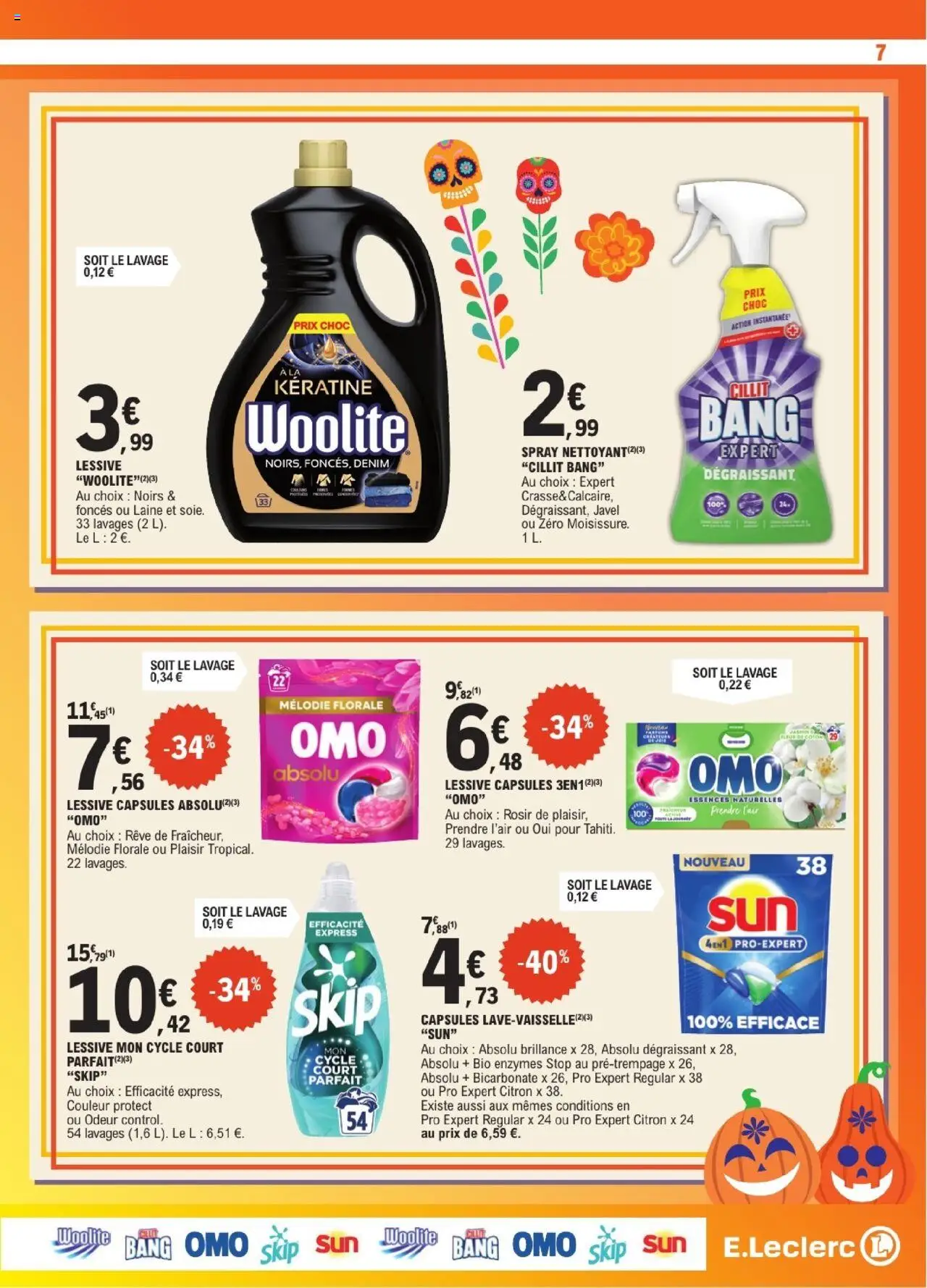 {H1} | Page: 7 | Produits: Citron, Détergent, Lessive