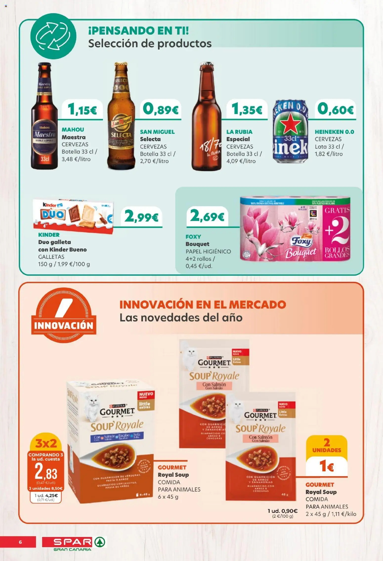 Spar folleto │ válido desde el 17.04.2026 | Página: 6 | Productos: Papel higienico, Zanahoria, Galletas, Σπανάκι