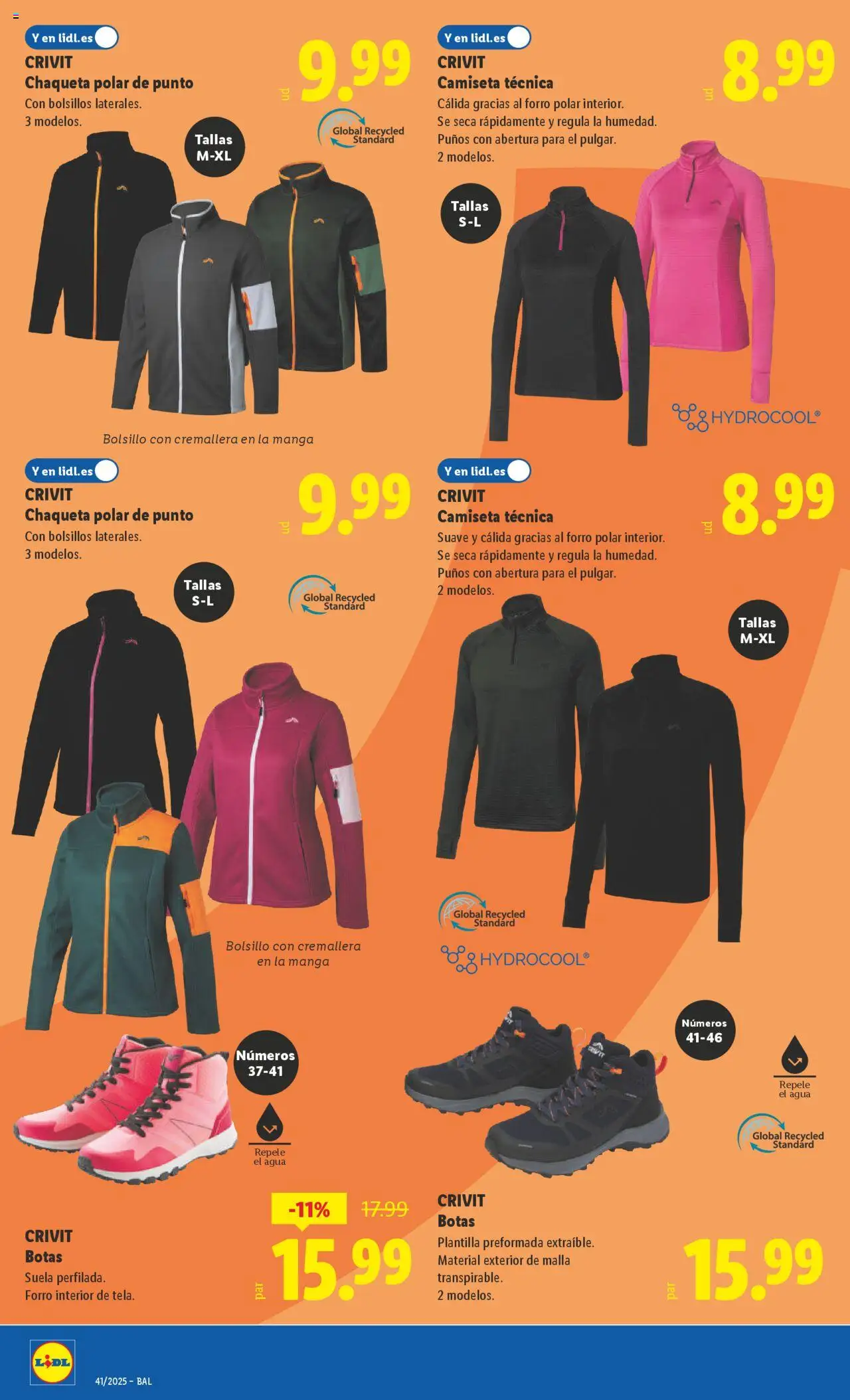 Lidl catálogo de bazar MAD │ válido desde el 06.10.2025 | Página: 16 | Productos: Chaqueta, Botas