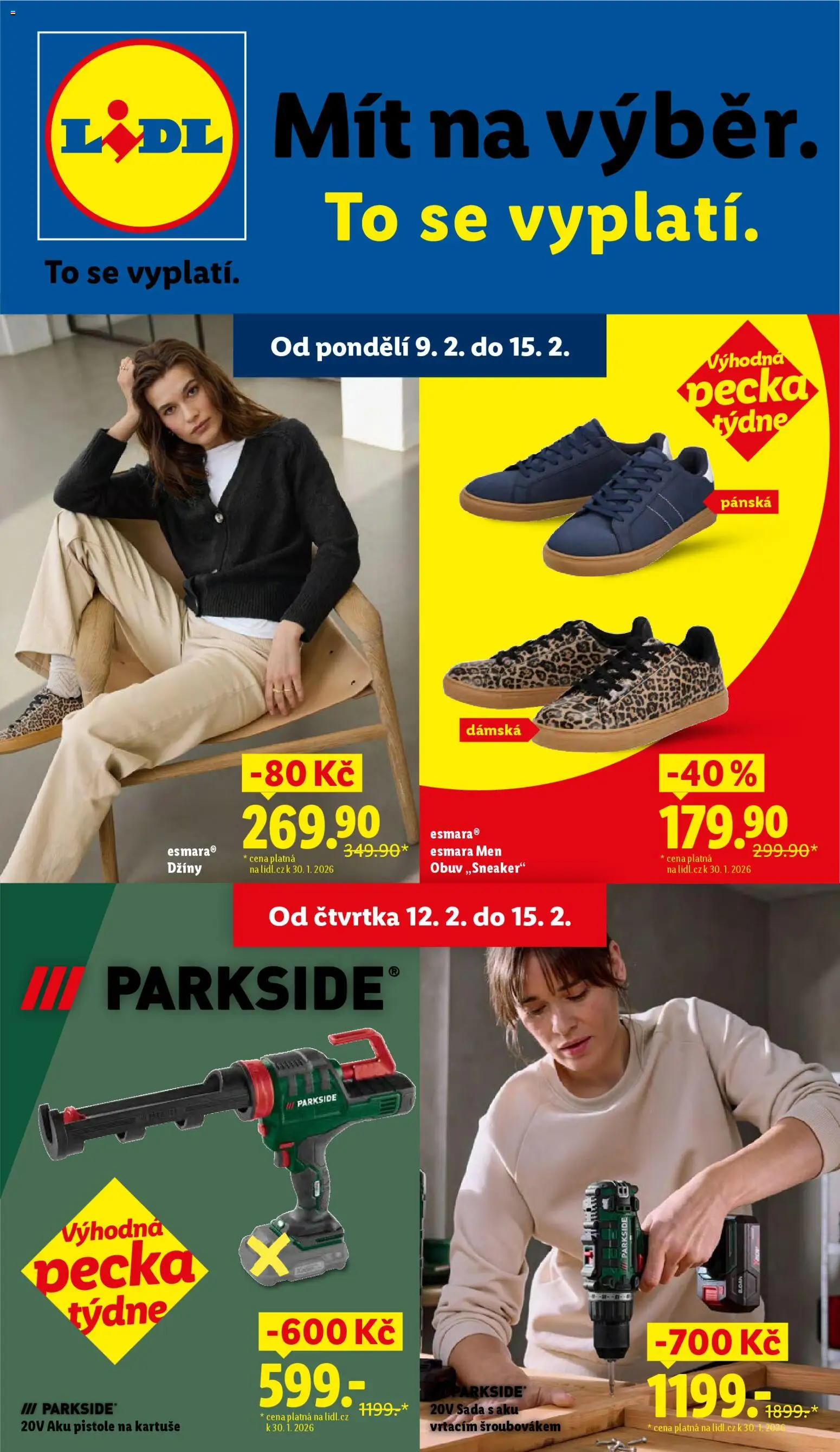 Lidl leták - Spotřební zboží od 09.02.2026 | Strana: 1