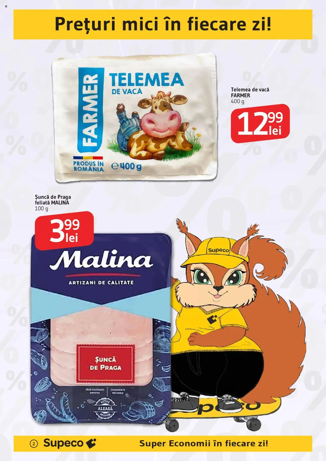 Supeco catalog - Prim Pret – valabil de la 28.08.2025 | Pagină: 2 | Produse: Mici, Șuncă