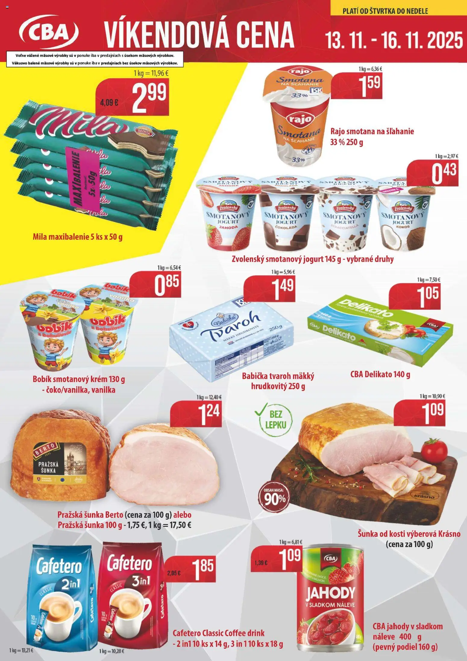 Nové Nitrazdroj akcie – leták je platný od 13.11.2025 | Strana: 1 | Produkty: Čokoláda, Jahody, Krém, Ovocie