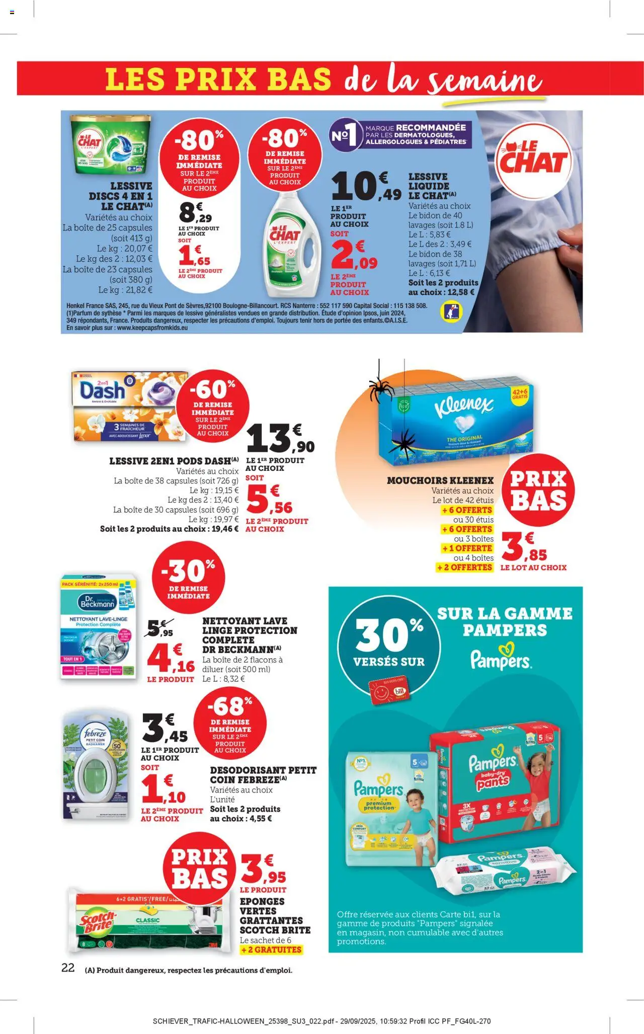 {H1} | Page: 22 | Produits: Lave linge, Désodorisant, Lessive, Thé