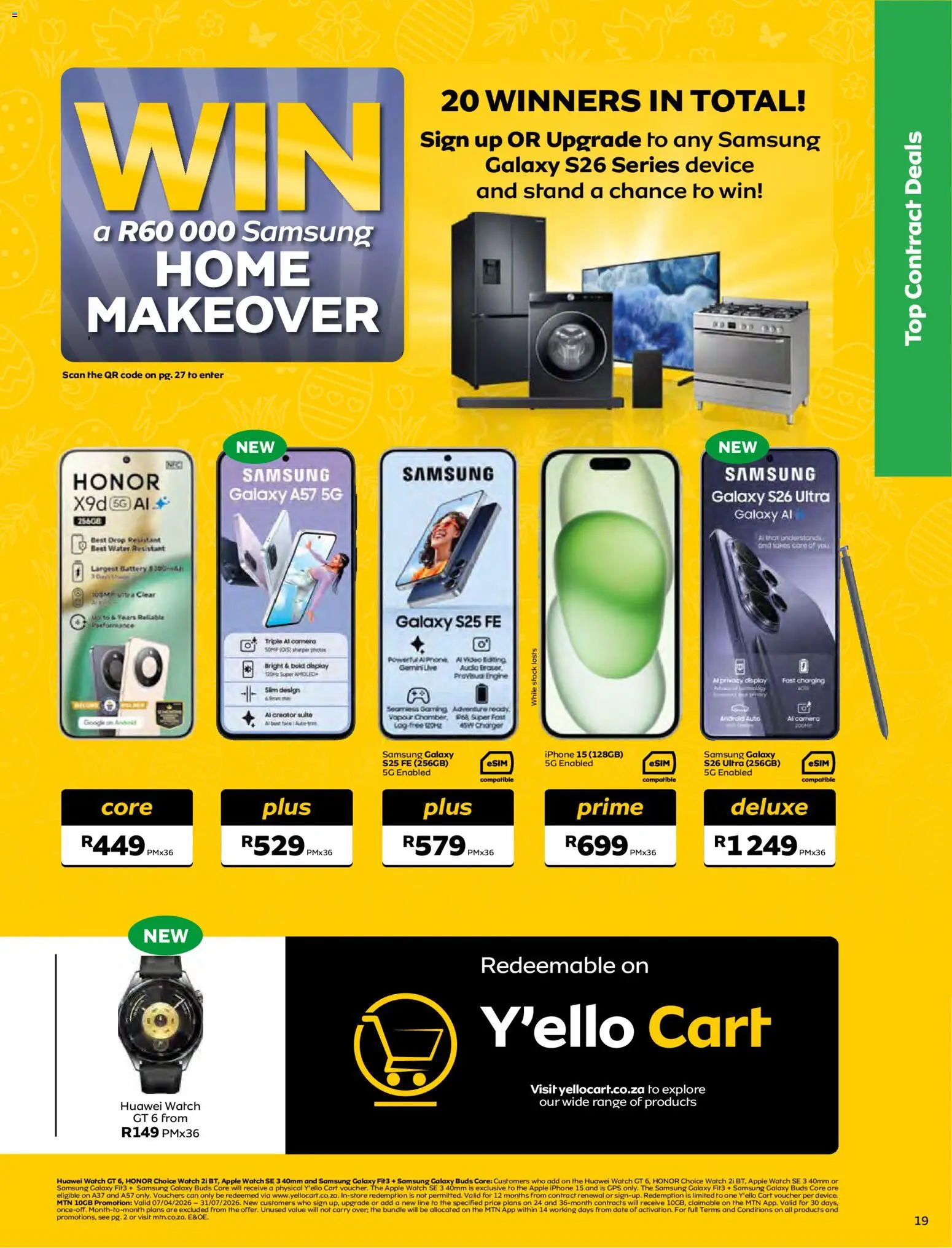 New MTN catalogue – valid from 07.04.2026 | Page: 19 | Products: Watch, Battery, Charger, Water