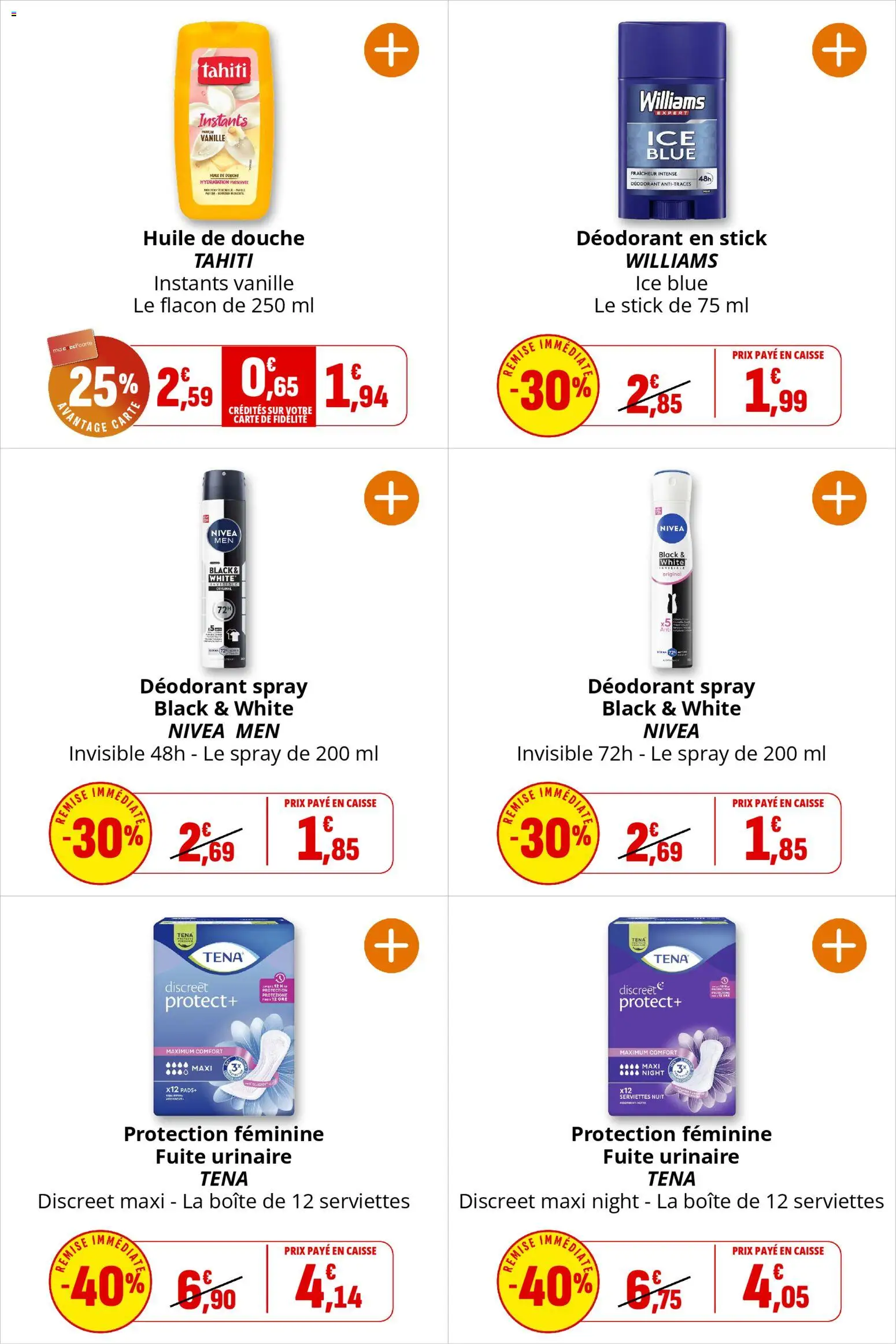 {H1} | Page: 35 | Produits: Déodorant, Douche, Huile