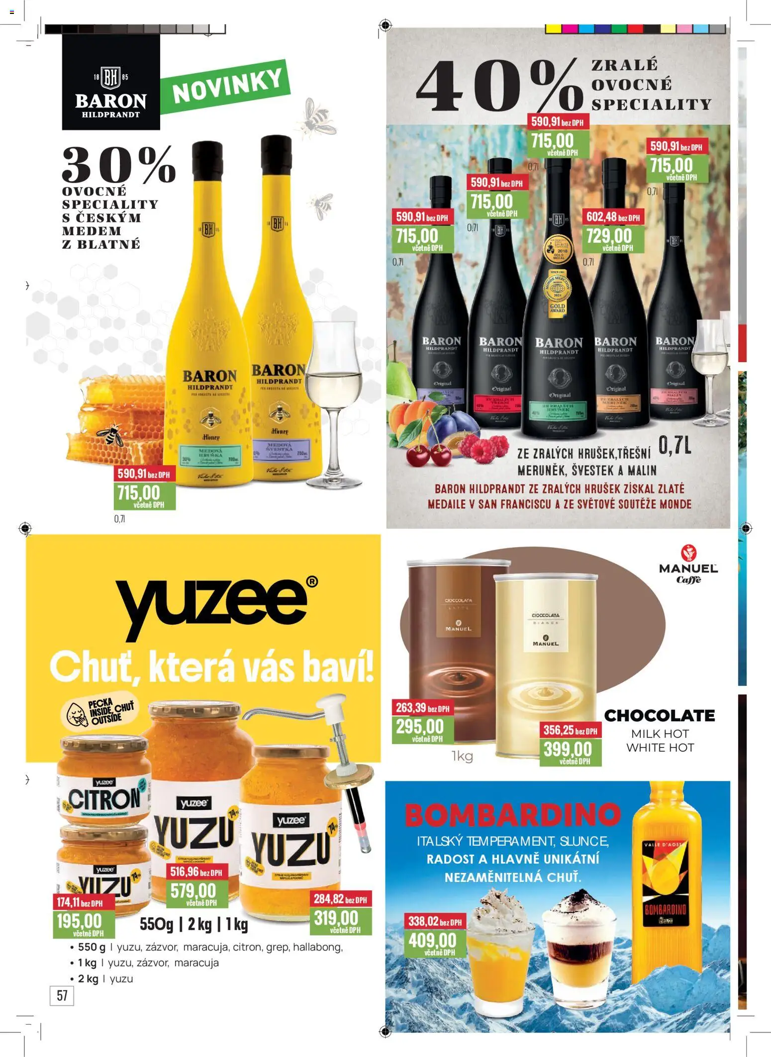 Ratio leták od 01.01.2026 | Strana: 58 | Produkty: Maracuja, Bombardino, Citron