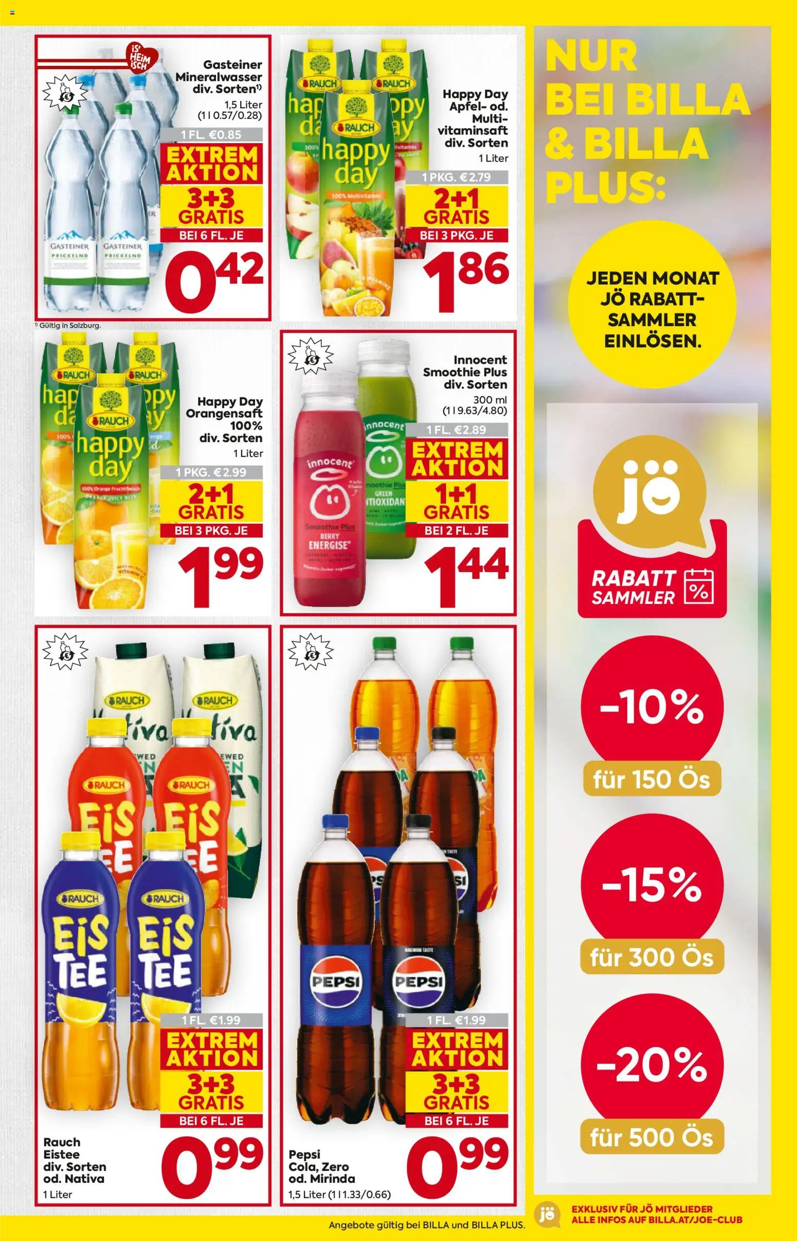 Billa Flugblatt - Salzburg gültig ab 08.01.2026 | Seite: 17 | Produkte: Eis, Äpfel, Papier blanc