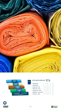 23.09.2025 tarihinden itibaren geçerli olan Metro kataloğu önizlemesi | Sayfa: 74 | Ürünler: Çöp torbası