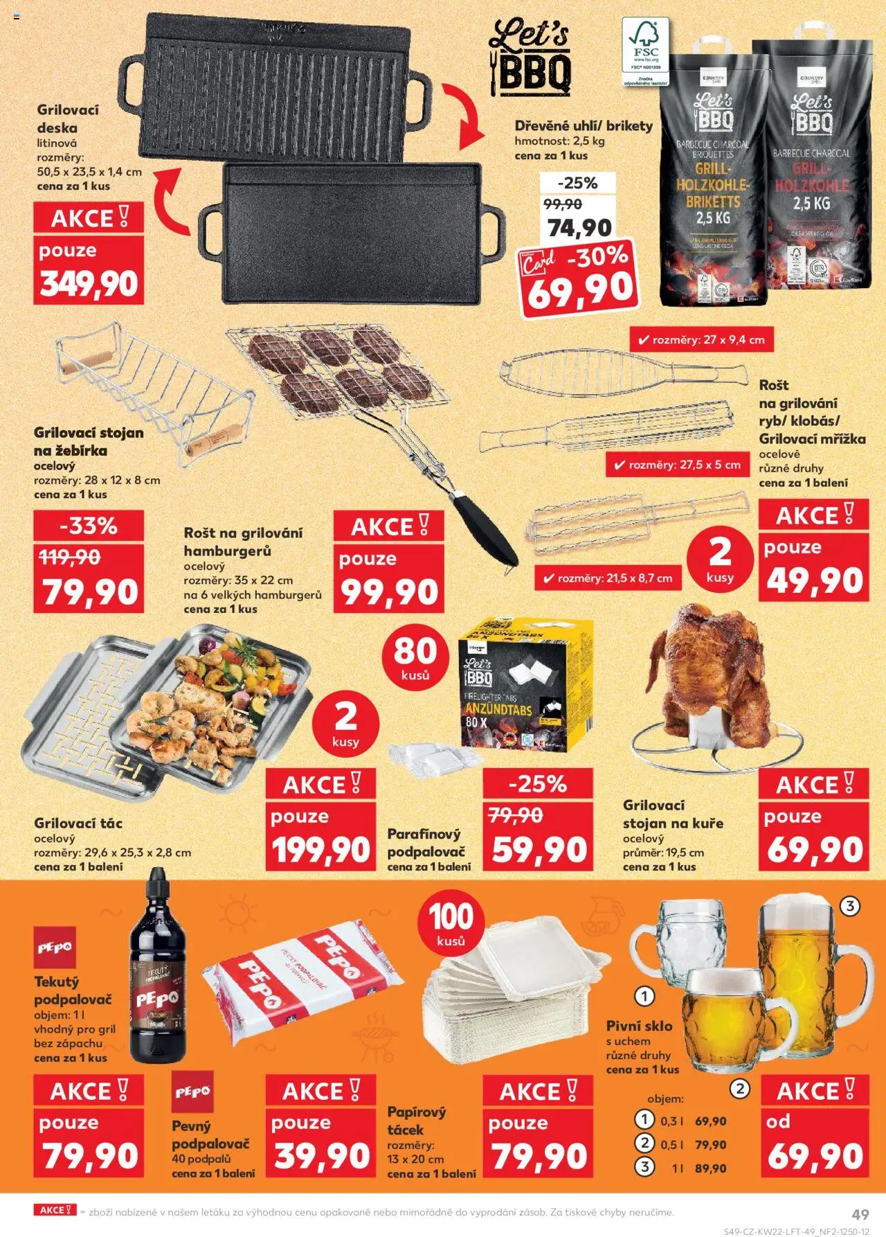 Kaufland leták - Praha 4 od 28.05.2025 | Strana: 49 | Produkty: Brikety, Gril, Pepo, Rošt