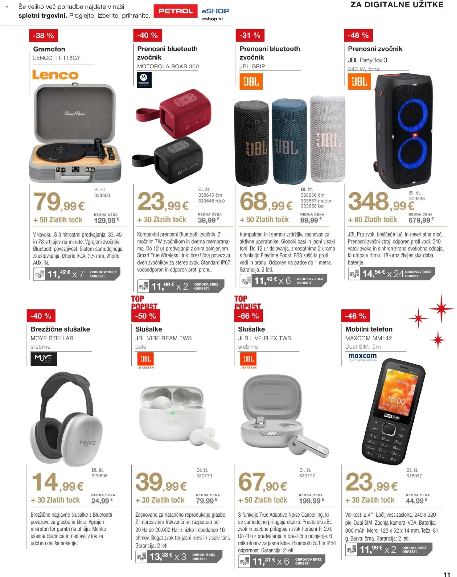 Novi Petrol katalog ponudbe – veljaven od 02.12.2025 | Stran: 11