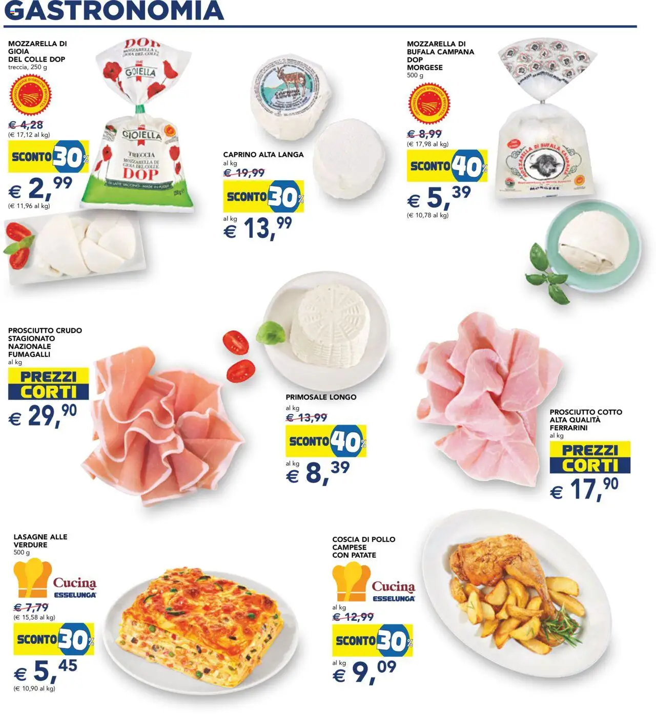 Volantino Esselunga S del 31.07.2025 | Pagina: 7 | Prodotti: Pollo, Patate, Verdure, Mozzarella