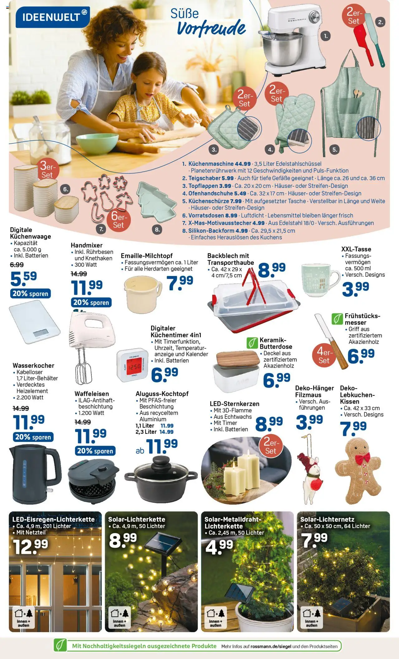 Rossmann Prospekt 	 – gültig ab 20.10.2025 | Seite: 2 | Produkte: Tasche, Wasserkocher, Kissen, Netzteil