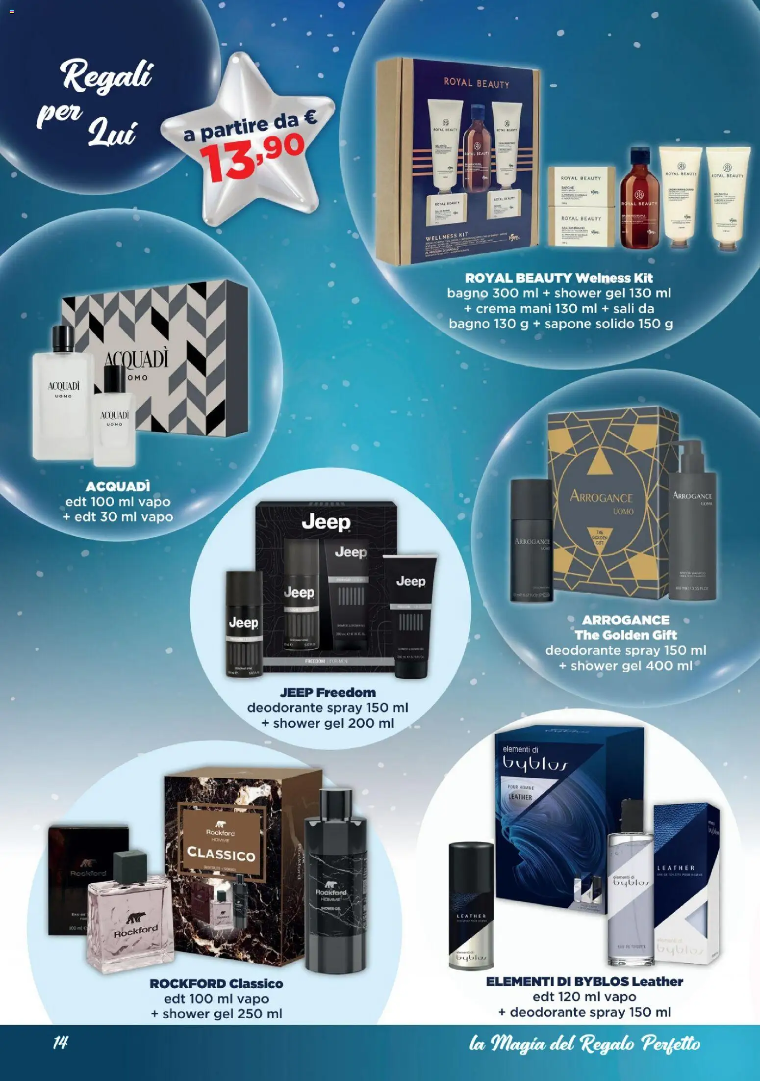 Volantino Acqua e Sapone del 13.11.2025 | Pagina: 14 | Prodotti: Crema, Sapone, The, Bagno