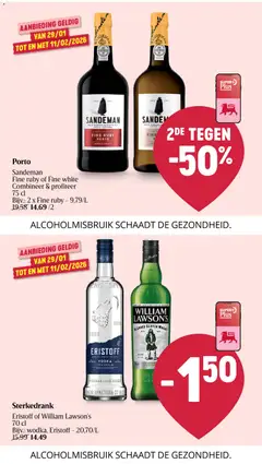 Delhaize folder week 5 - Voorbeeld van een folder van Delhaize, geldig van 29.01.2026 | Pagina: 36 | Producten: Whisky, Pc, Beltéri ajtó