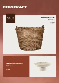 Coricraft specials catalogue – valid from 01.04.2026 | Page: 3 | Products: Bowl, Basket