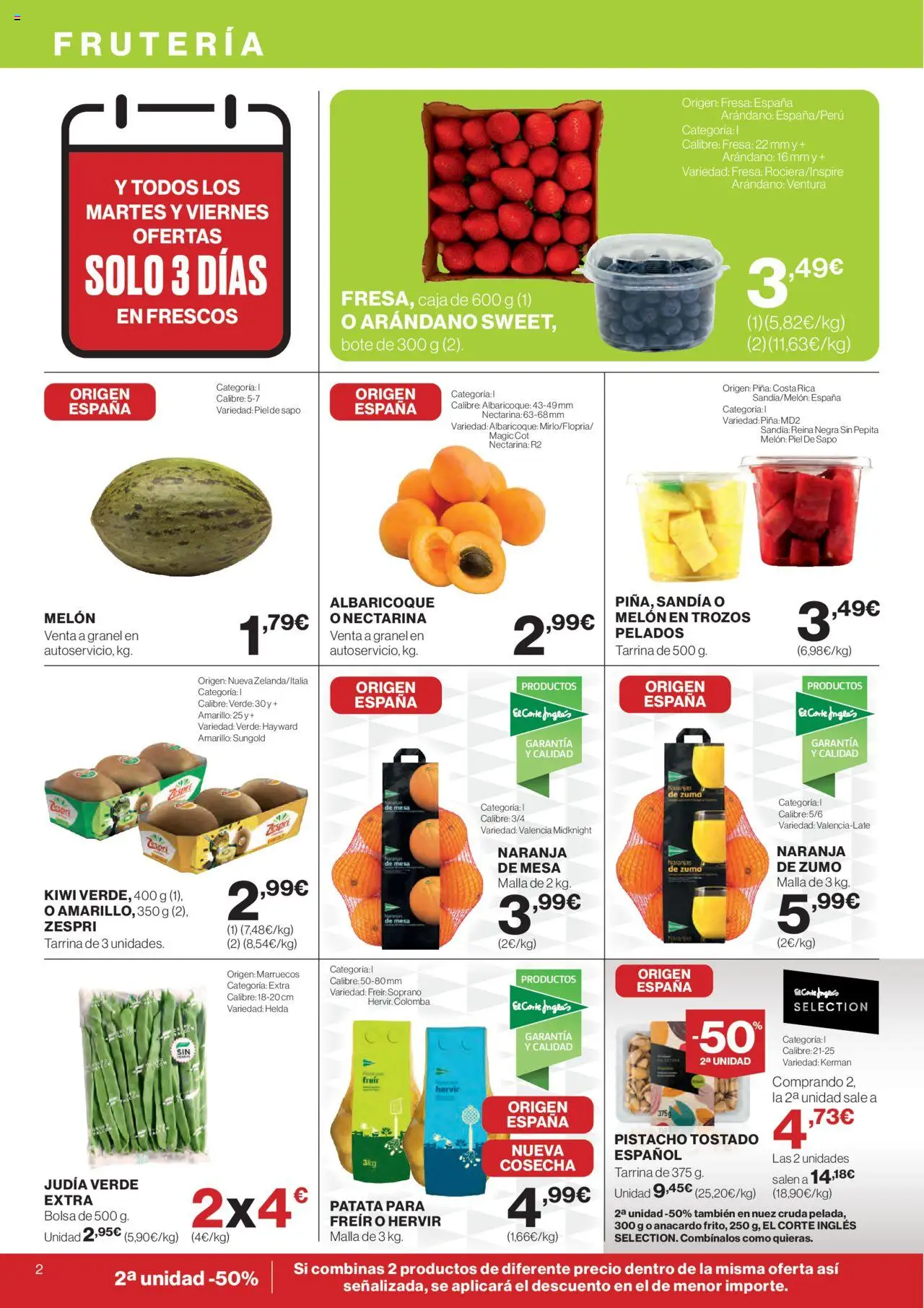 Hipercor catálogo │ válido desde el 05.06.2025 | Página: 2 | Productos: Φορτιστής, Piña, Αποφλοιωτής σκόρδου, Mesa