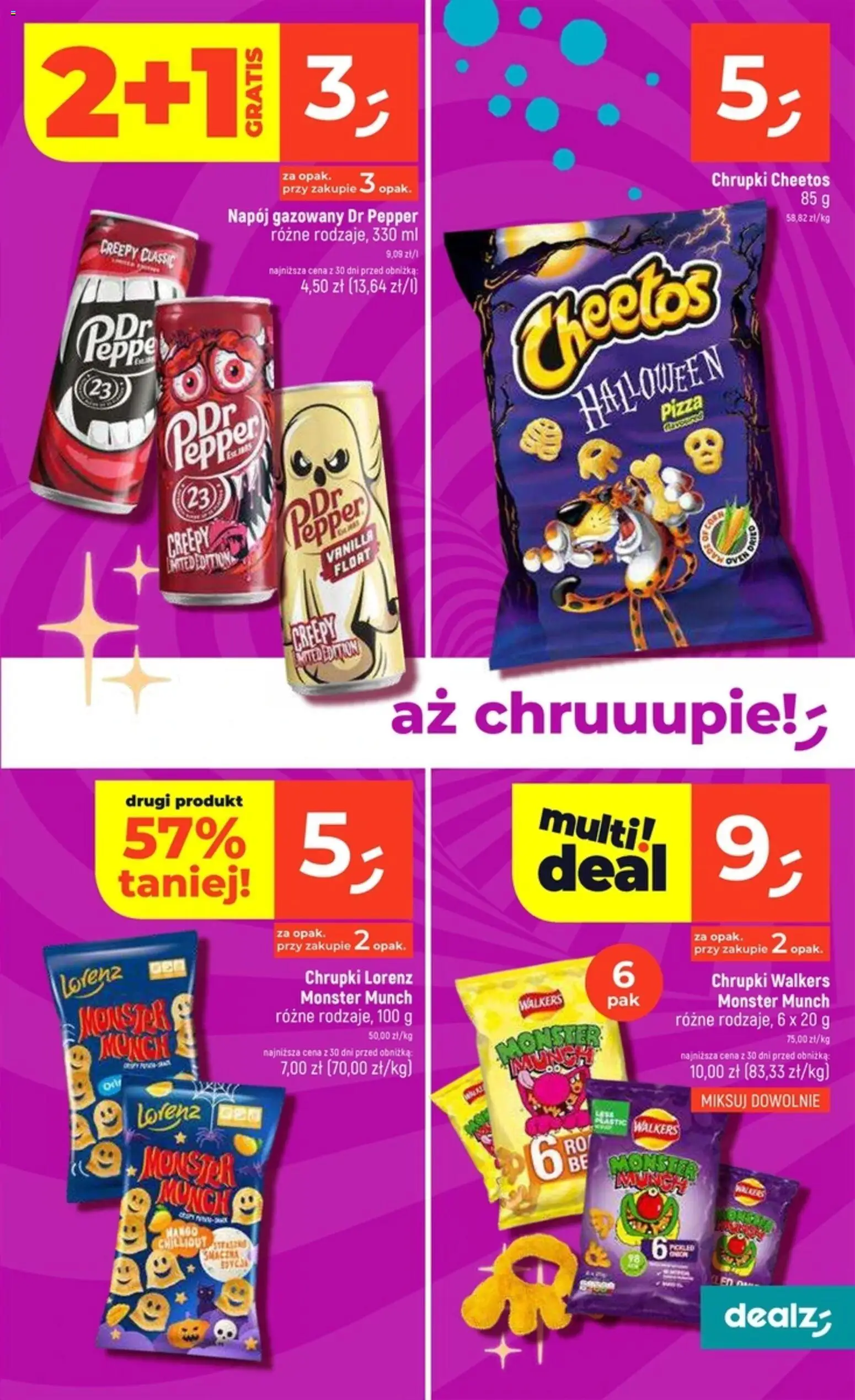 Dealz Gazetka od 23.10.2025 | Strona: 15 | Produkty: Chrupki, Pizza