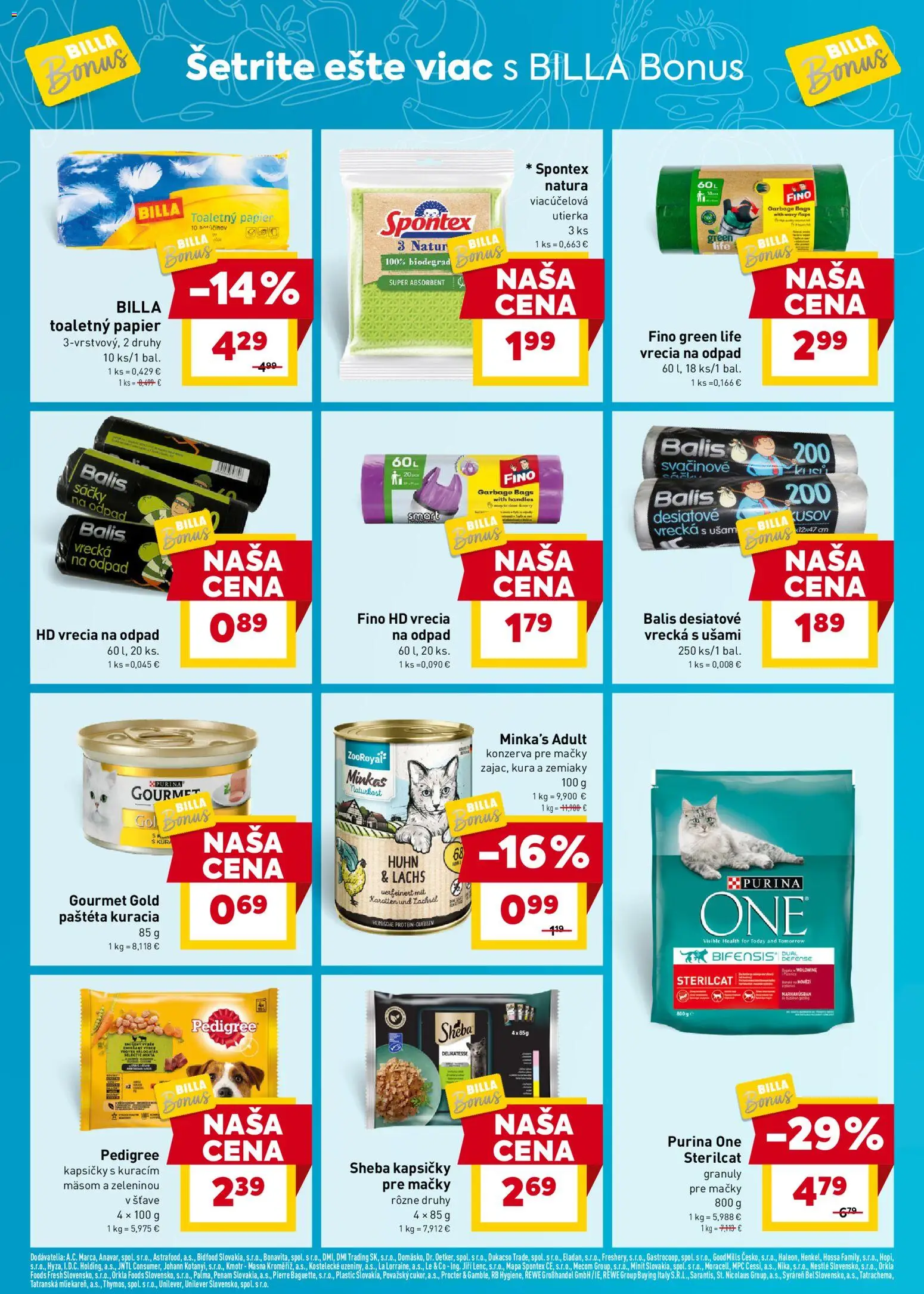 Nové Billa akcie – leták je platný od 17.12.2025 | Strana: 10 | Produkty: Protein, Toaletný papier, Zemiaky