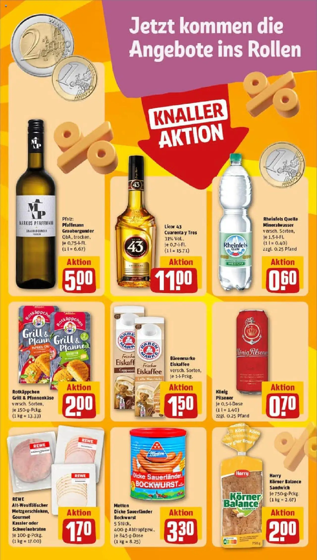Rewe prospekt Essen	 - gültig ab dem 07.07.2025 | Seite: 17 | Produkte: Grill, Dicke sauerlander bockwurst, Mineralwasser, Rotkäppchen