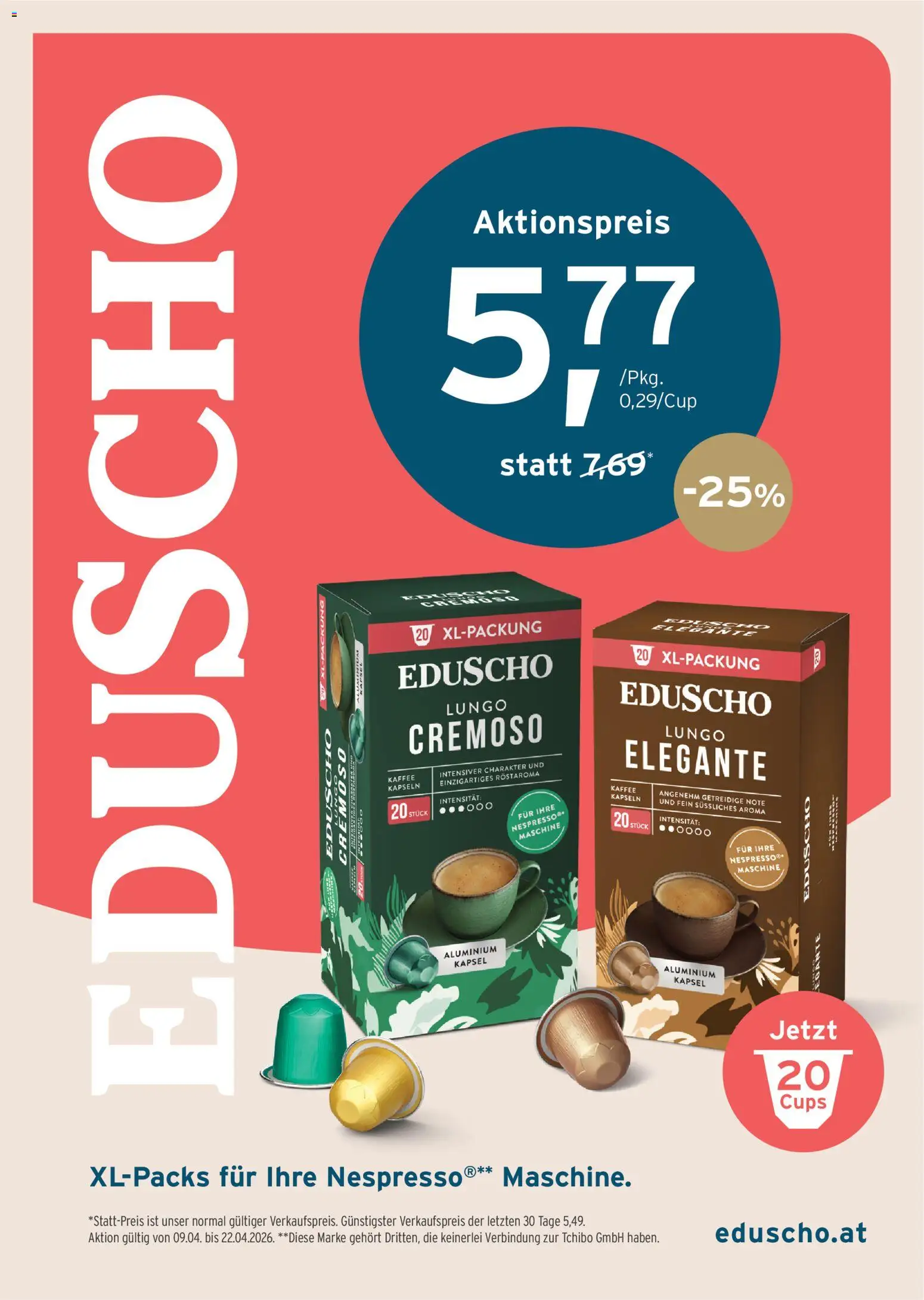 Tchibo Eduscho Tchibo Magazin gültig ab 15.04.2026 | Seite: 24 | Produkte: Kaffee