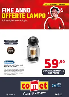 Anteprima del volantino Volantino Comet	 valido a partire dal 27.12.2025 | Pagina: 44 | Prodotti: Caffè, Vassoio