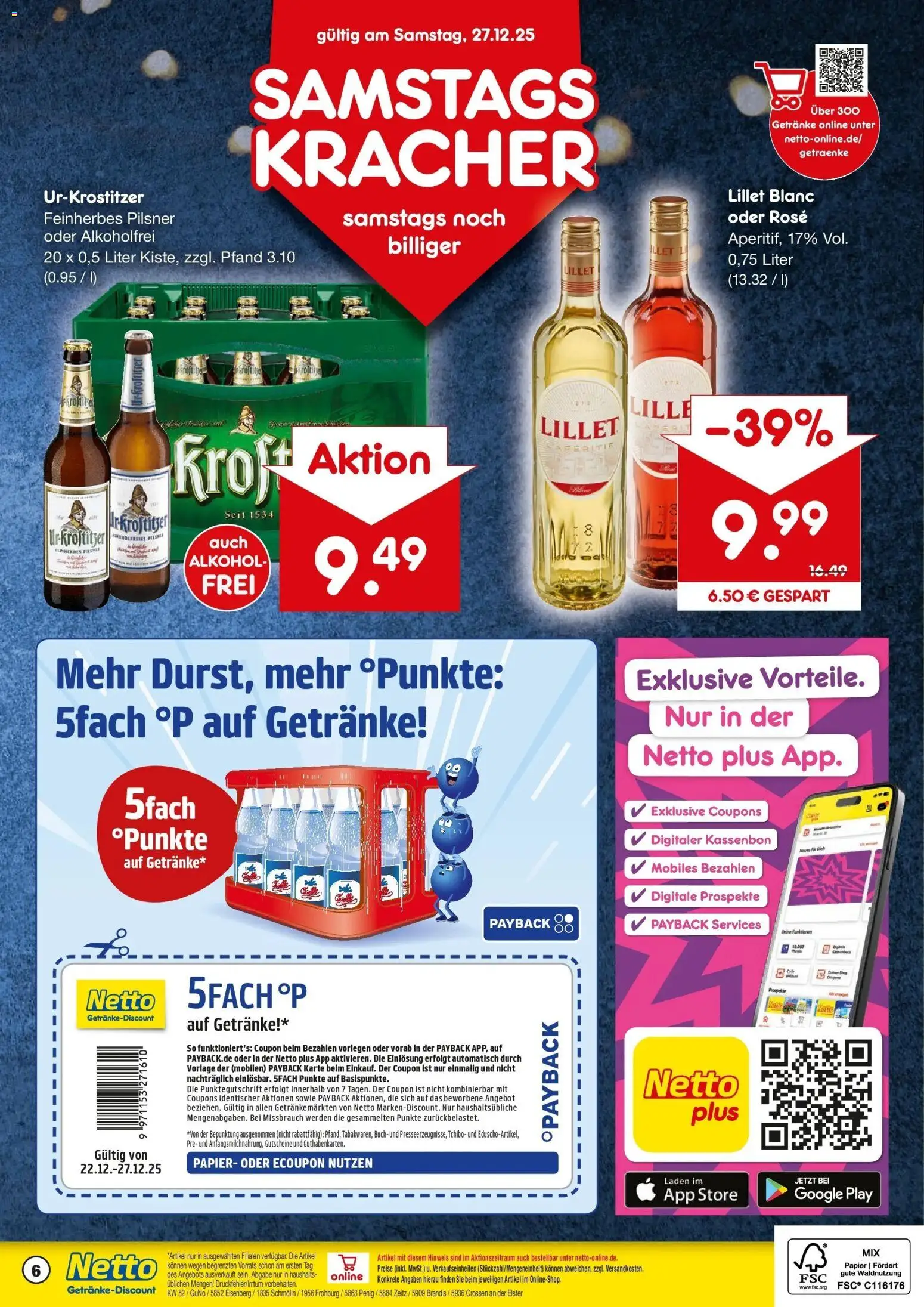 Netto Marken-Discount prospekt Schmölln	 – gültig ab 22.12.2025 | Seite: 6 | Produkte: Lillet