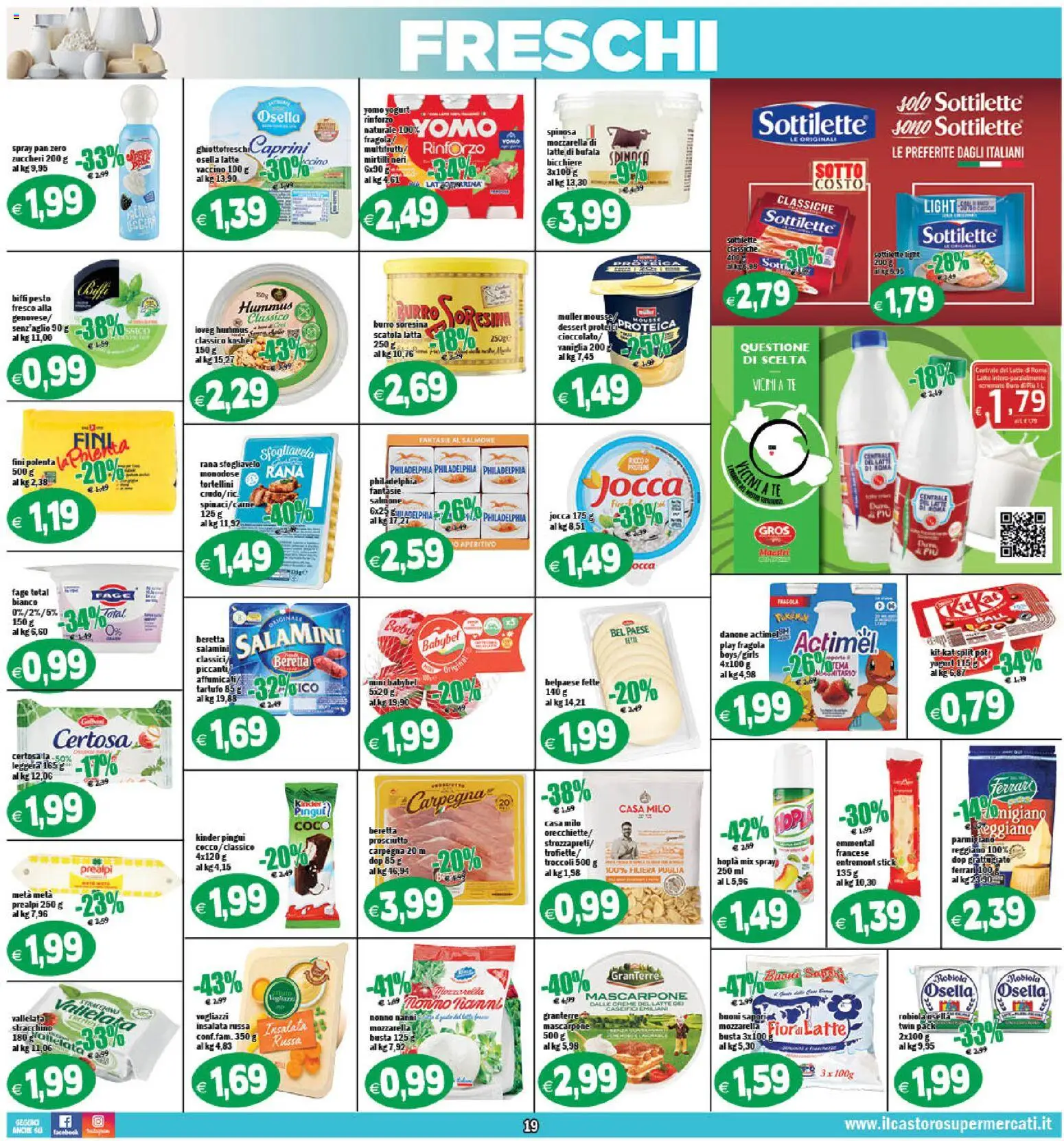 Volantino Il Castoro del 17.03.2026 | Pagina: 19 | Prodotti: Tartufo, Insalata, Parmigiano, Robiola