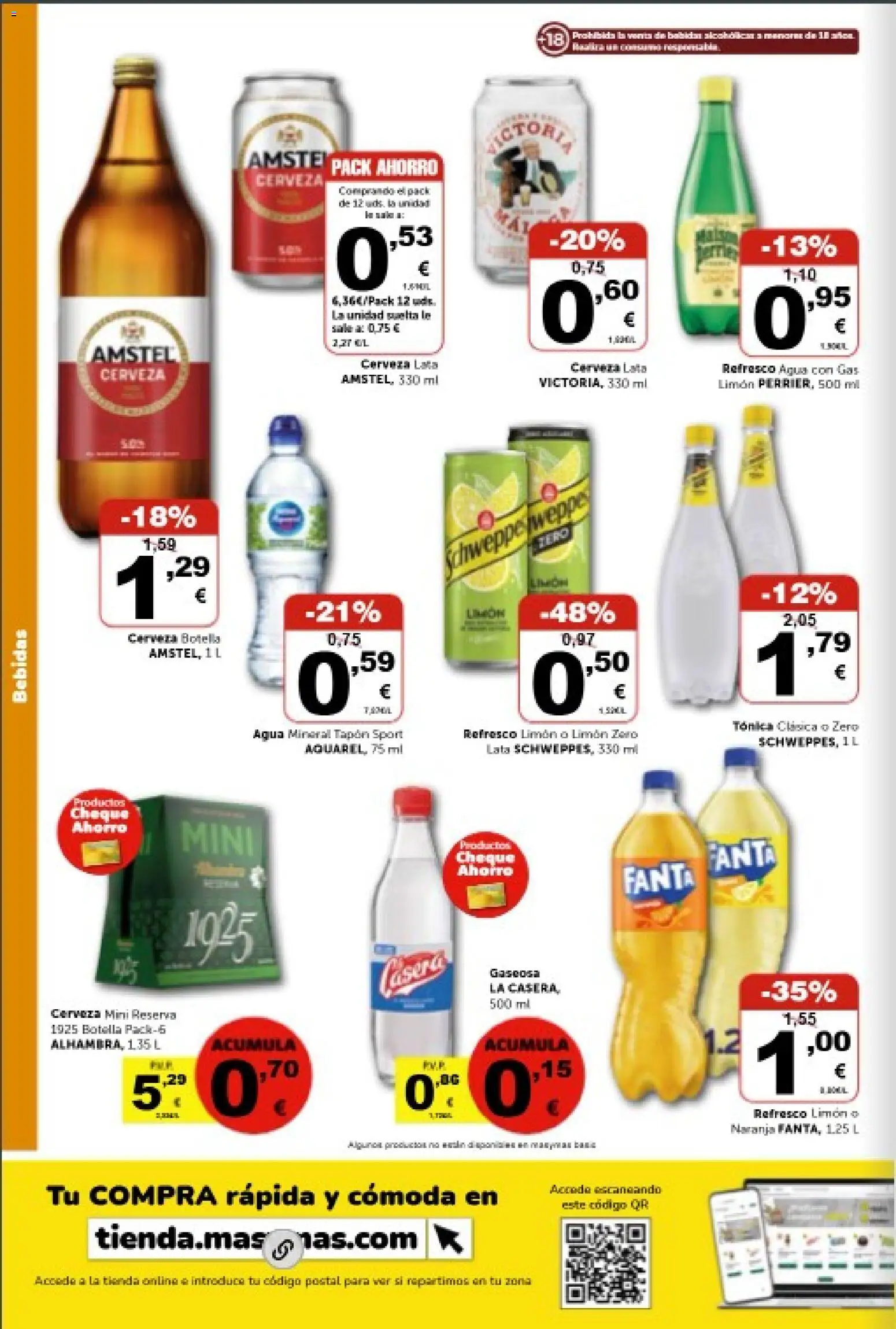 Masymas folleto │ válido desde el 06.03.2026 | Página: 14 | Productos: Cerveza, Agua mineral