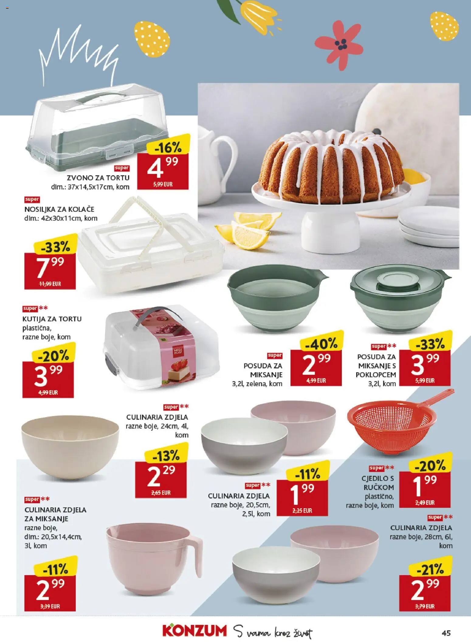 Konzum HR akciós ujság - amely érvényes a következő dátumtól: 11.03.2026 | Oldal: 45