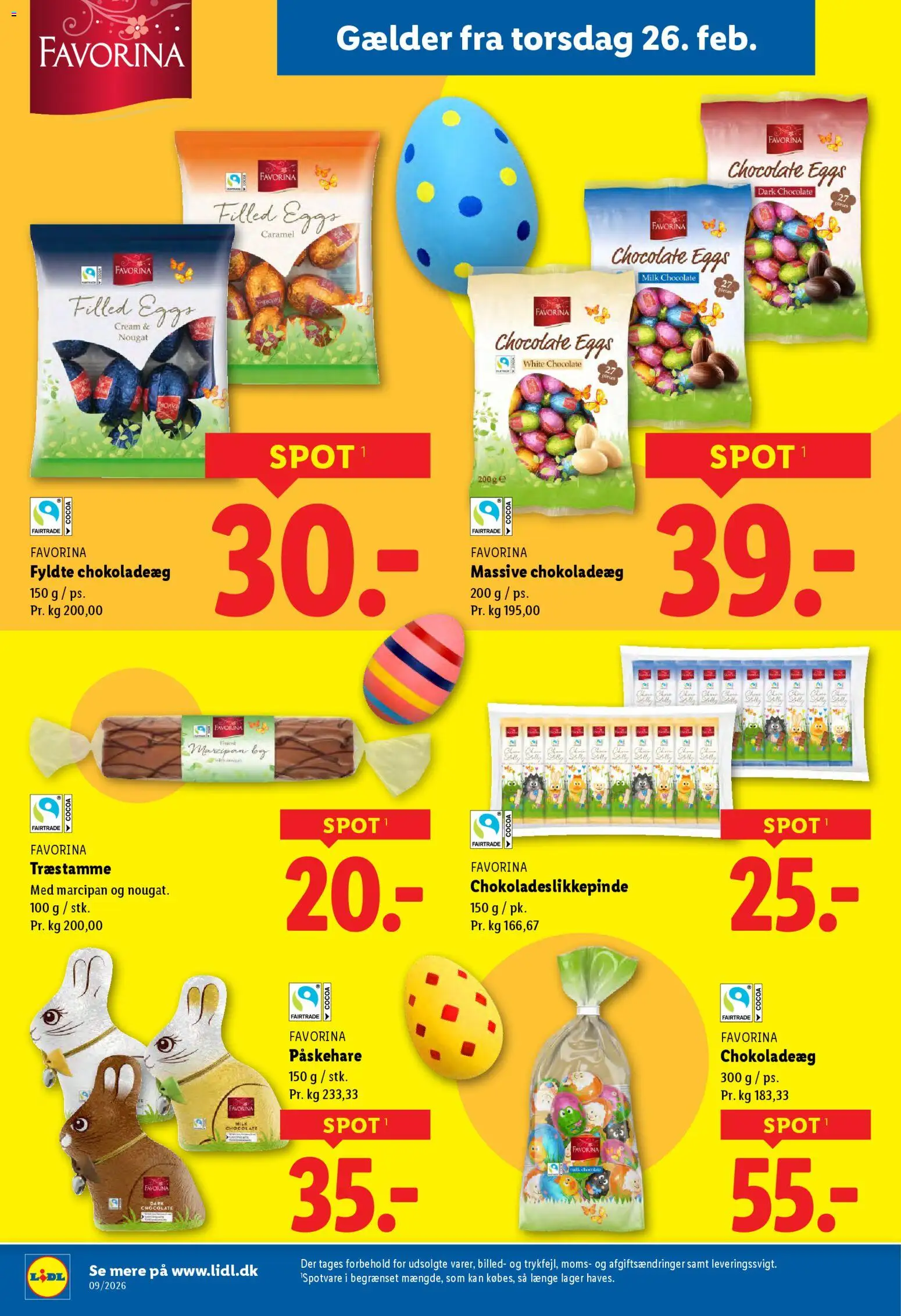 Lidl tilbudsavis – gyldig fra 26.02.2026 | Side: 8 | Produkter: Marcipan, Nougat, Søm