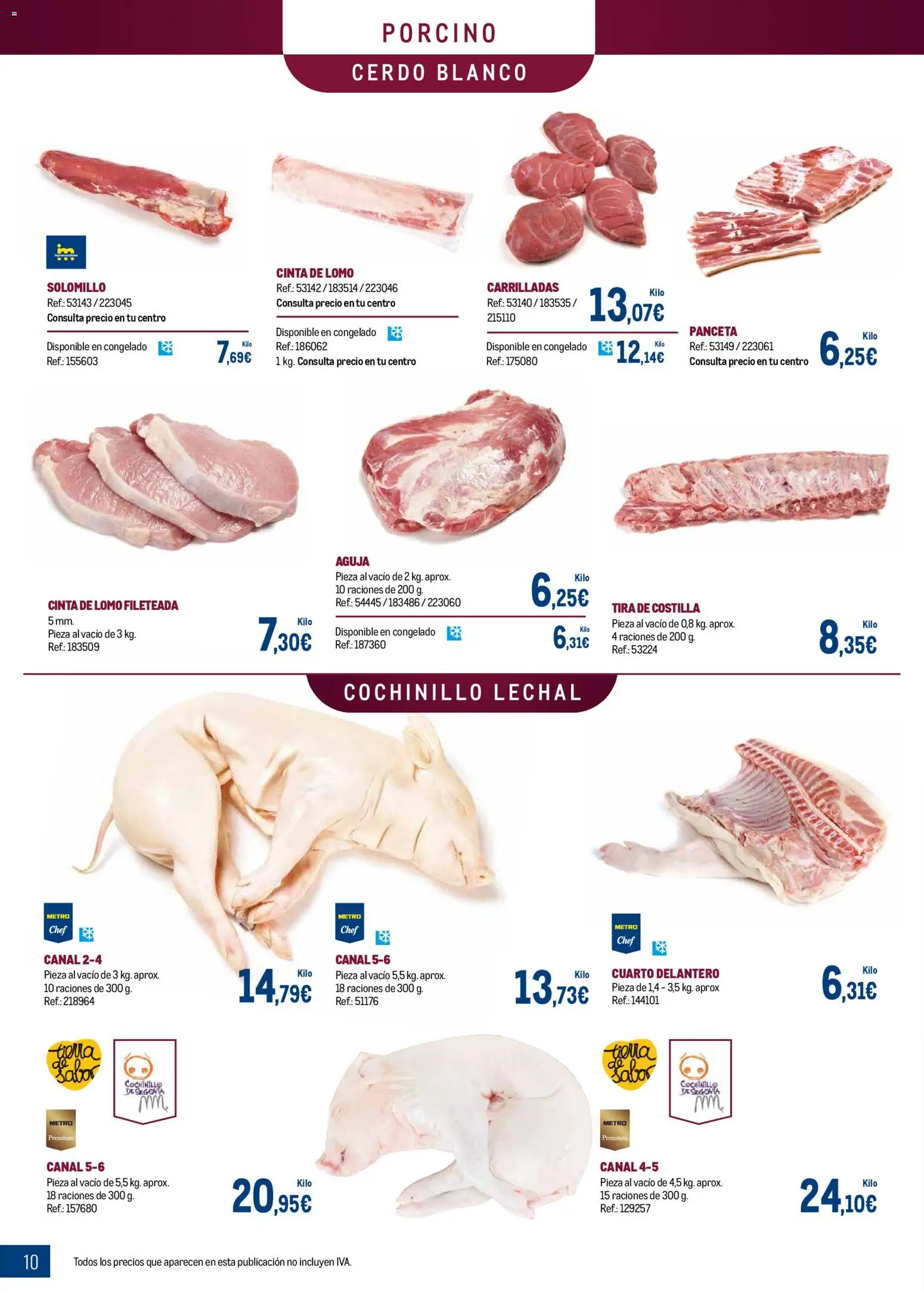 Makro - Especial Carnes Norte 2 │ válido desde el 03.11.2025 | Página: 10 | Productos: Ηλεκτρικός φούρνος, Cerdo