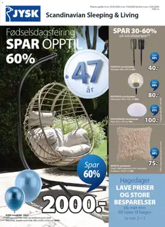 Forhåndsvisning av JYSK kundeavis gyldig fra 30.03.2026