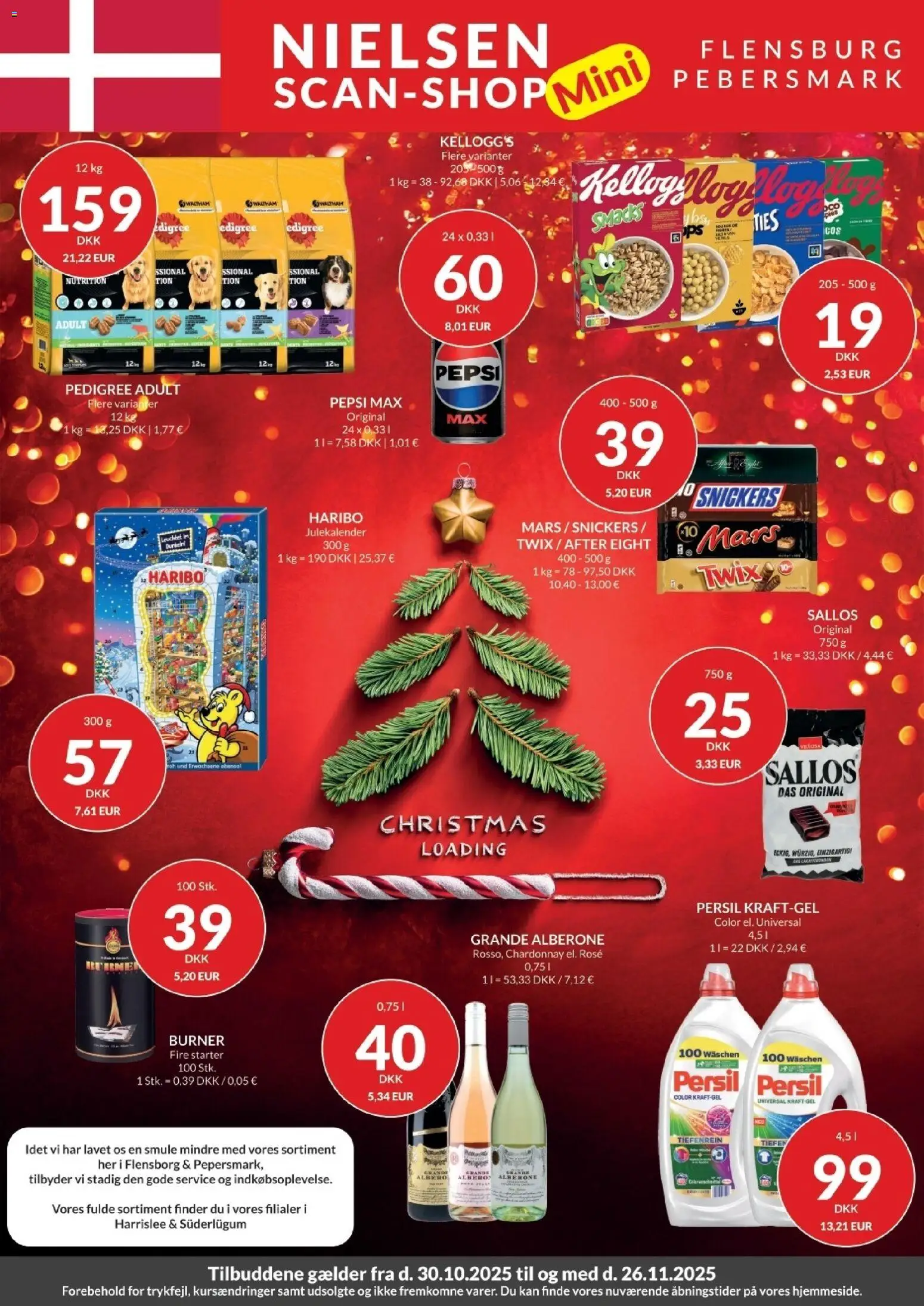 Nielsen Discount tilbudsavis – gyldig fra 30.10.2025 | Side: 1 | Produkter: Pepsi