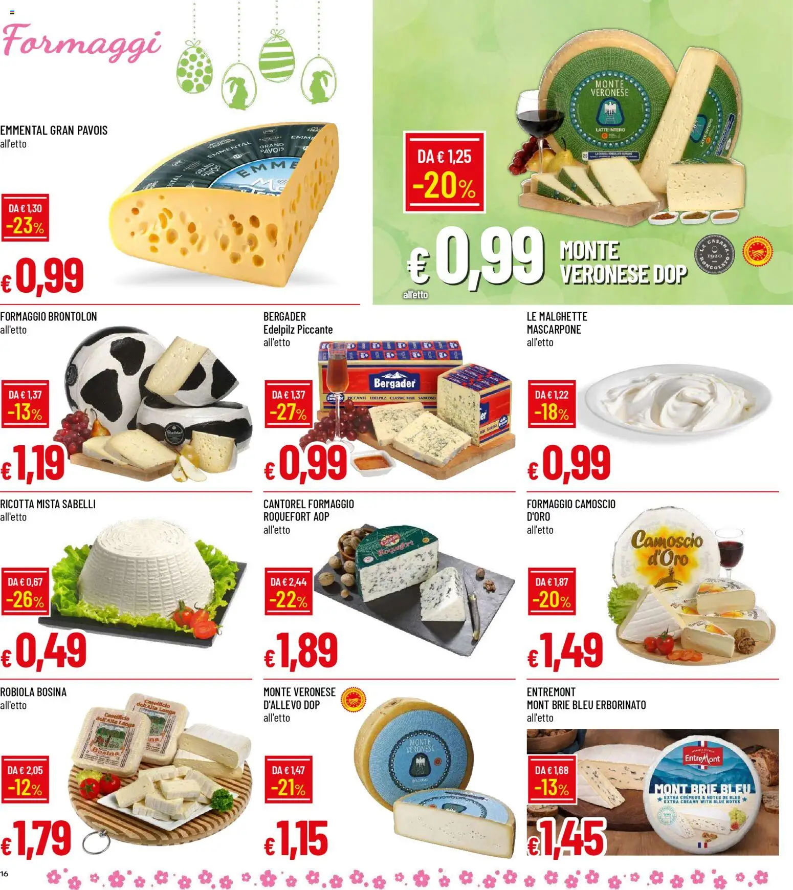 Volantino Galassia del 26.03.2026 | Pagina: 16 | Prodotti: Latte, Ricotta, Mascarpone, Robiola