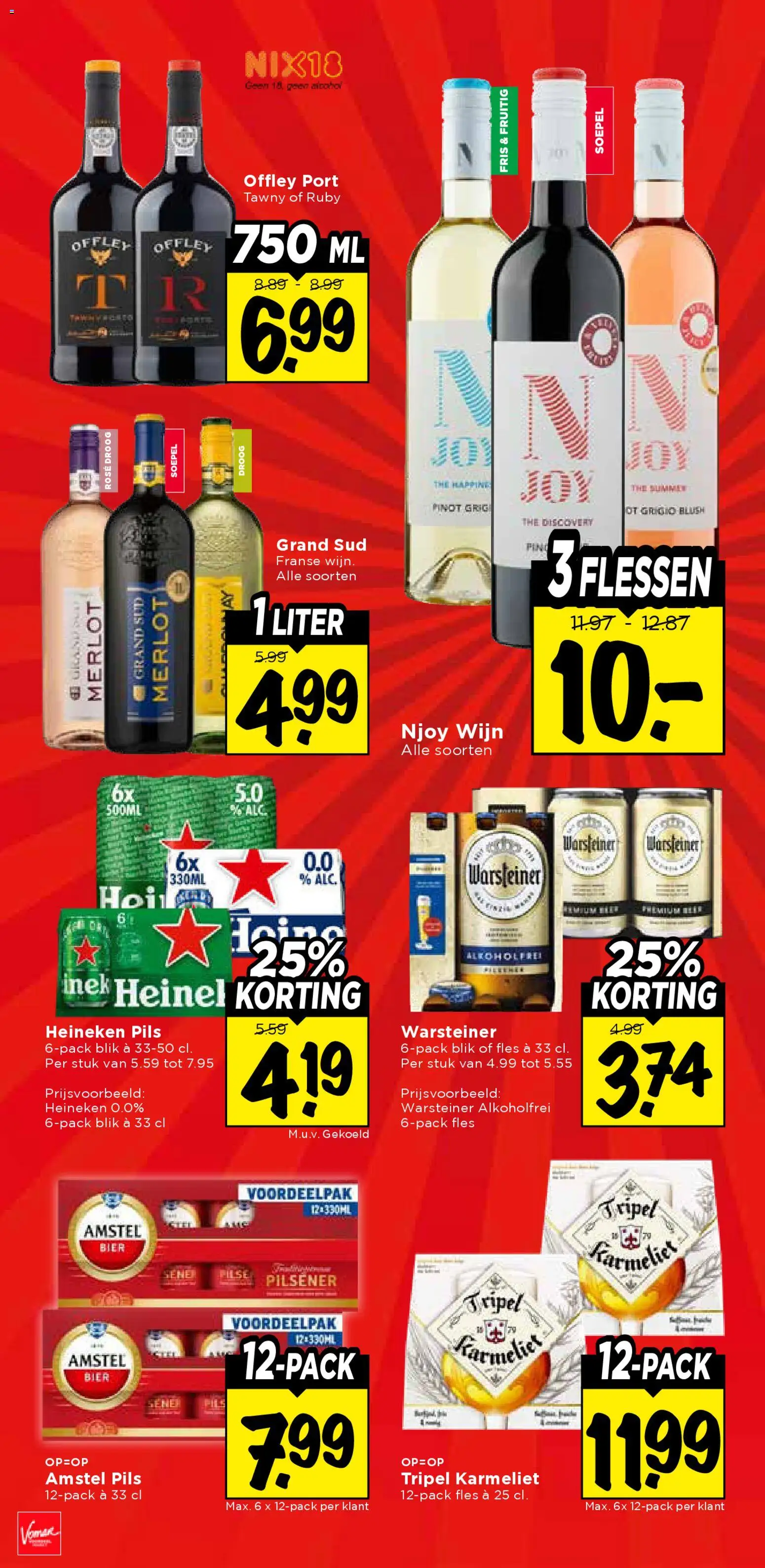 {H1} | Pagina: 33 | Producten: Wijn, Bier, Dijoni mustár, Fles